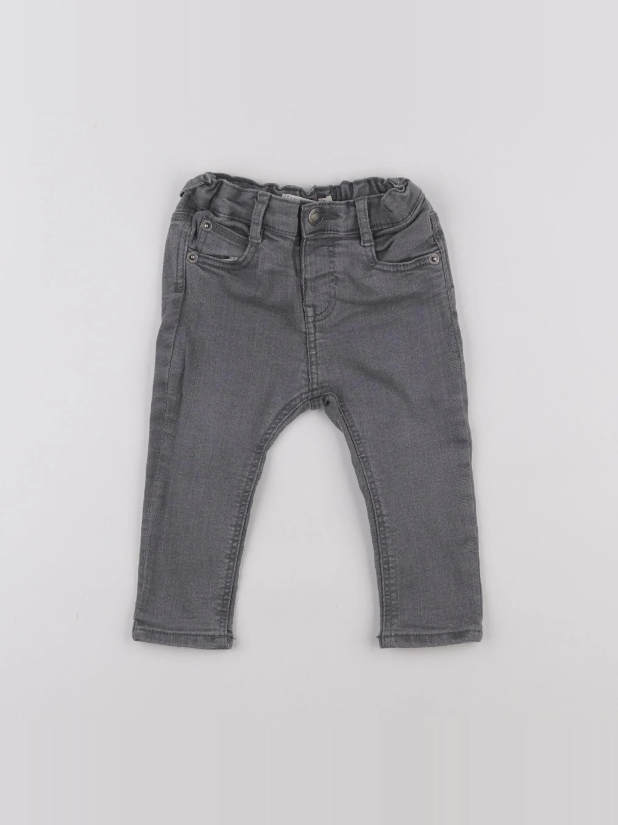 Zara - jean gris - 6/9 mois