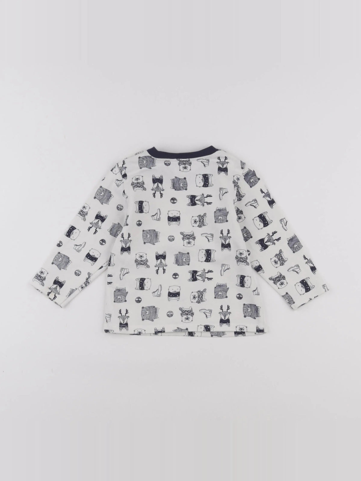 Timberland - tee-shirt blanc, bleu - 18 mois