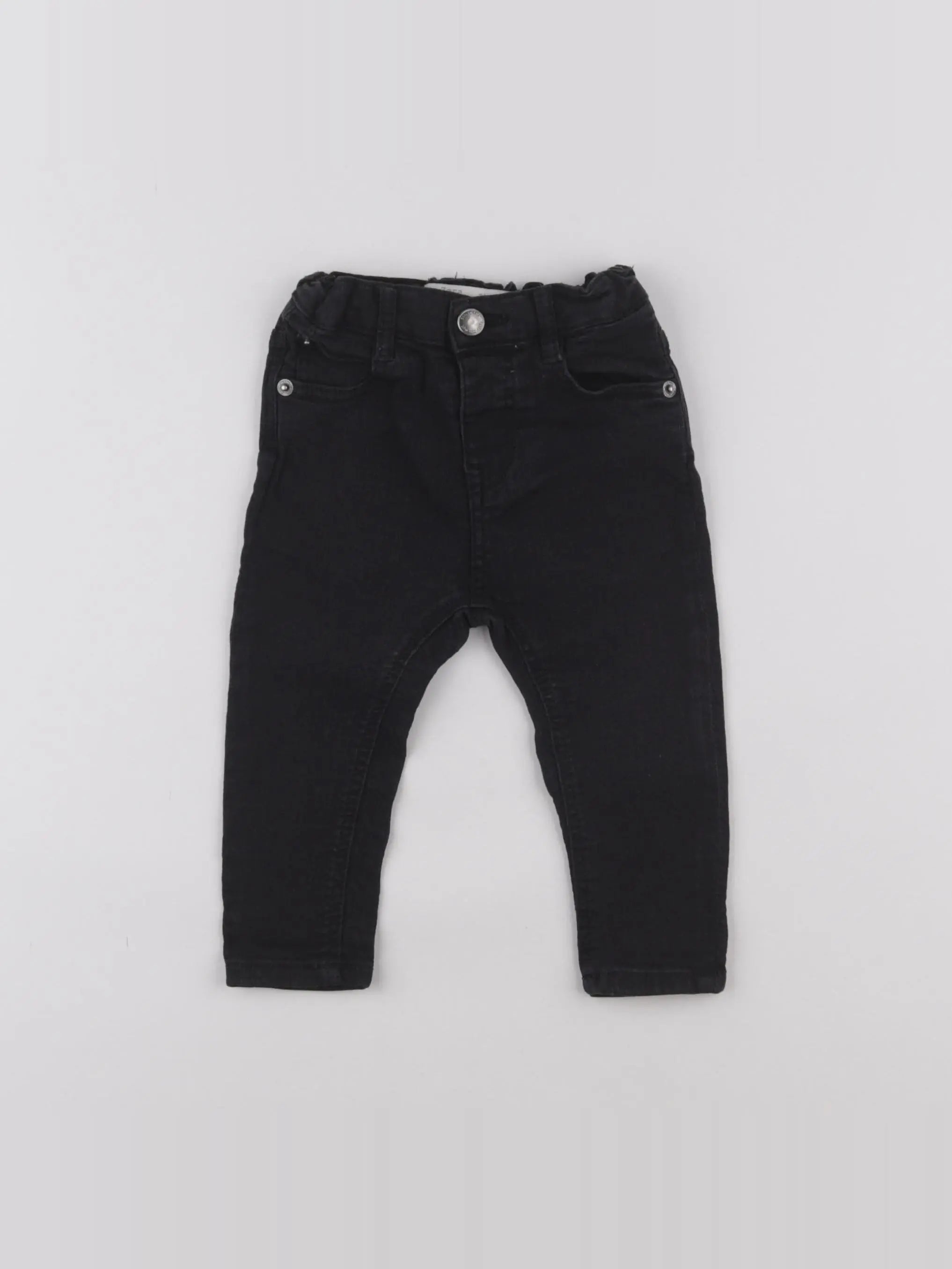 Zara - jean noir - 6/9 mois