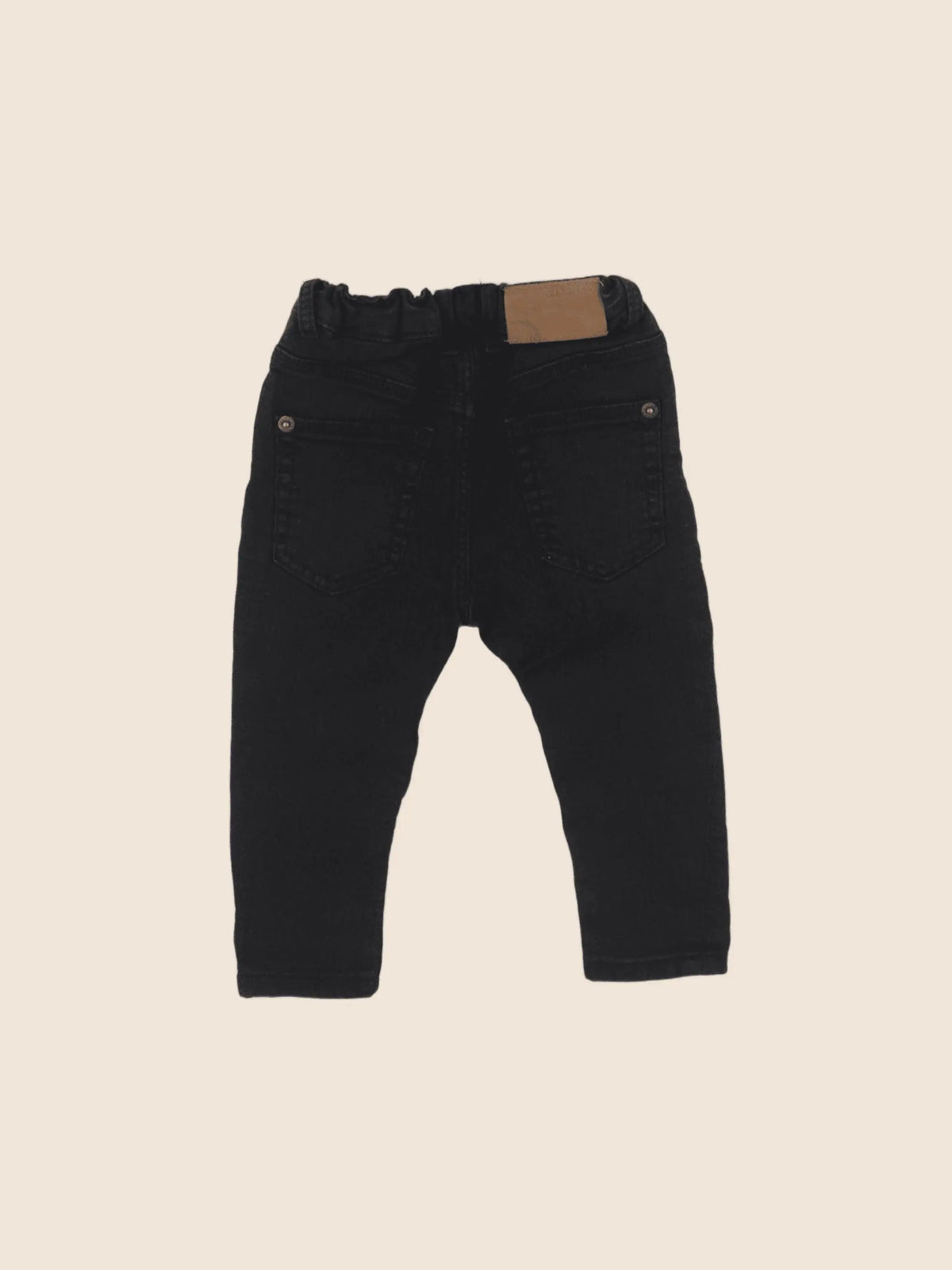 Zara - jean noir - 6/9 mois