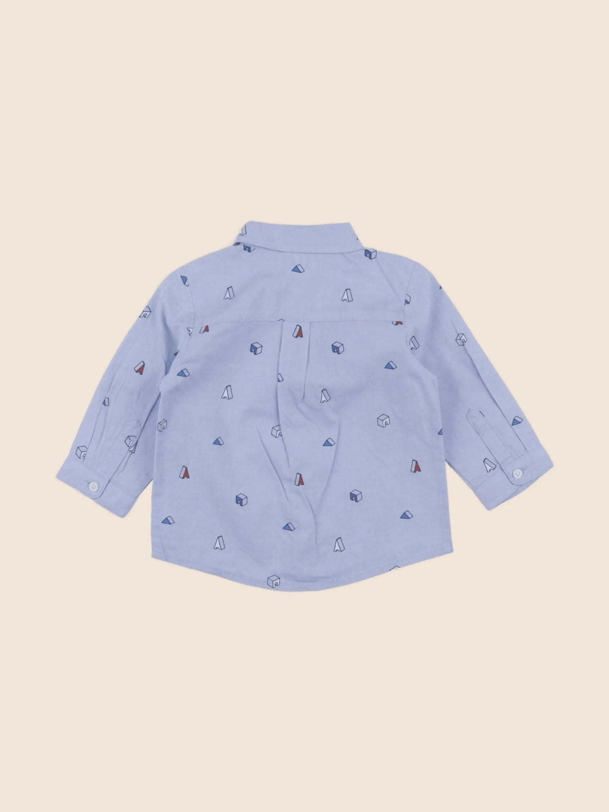 Jacadi - chemise bleu - 12 mois