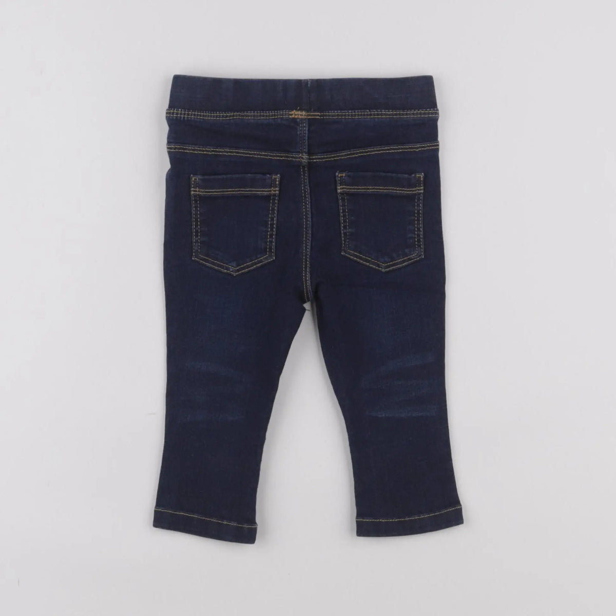 Vertbaudet - jegging bleu - 9 mois