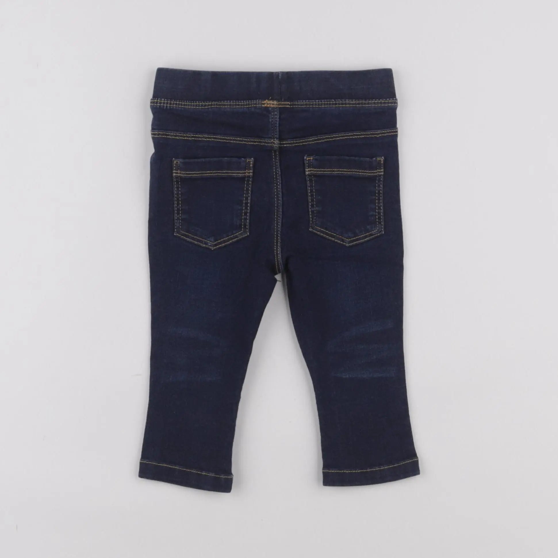 Vertbaudet - jegging bleu - 9 mois