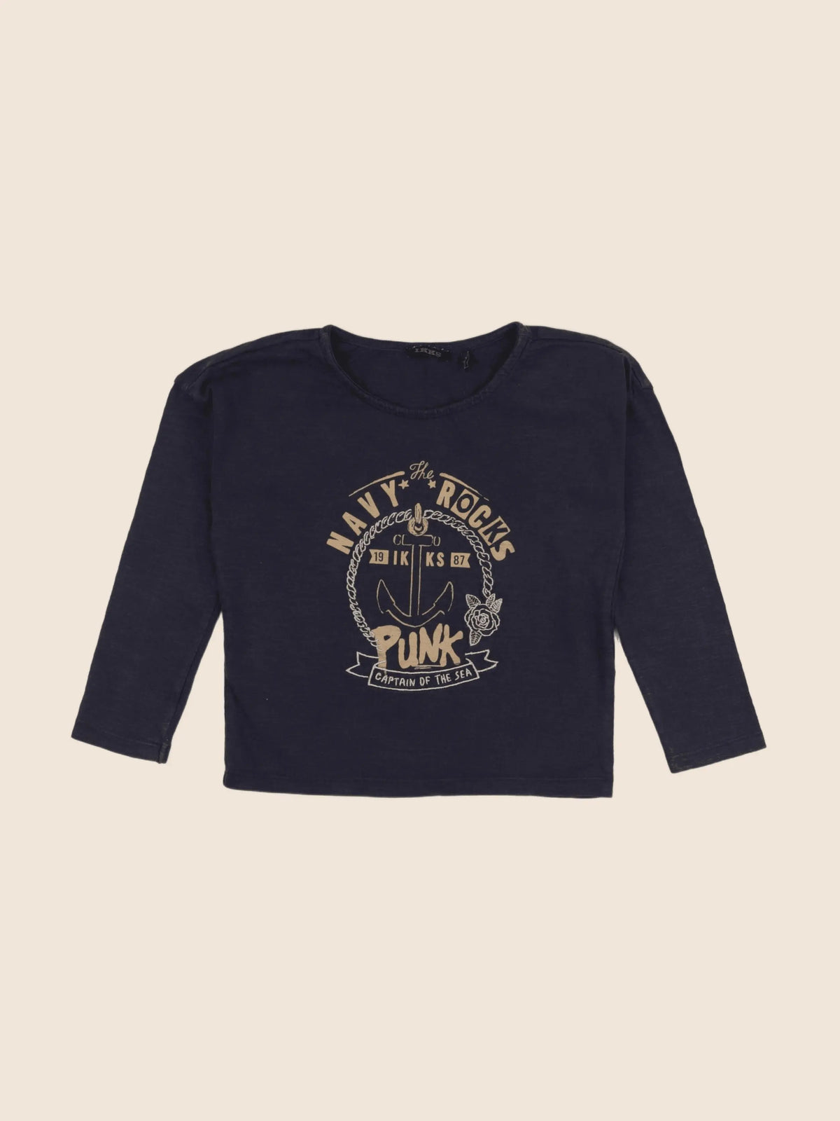 IKKS - tee-shirt bleu - 4 ans