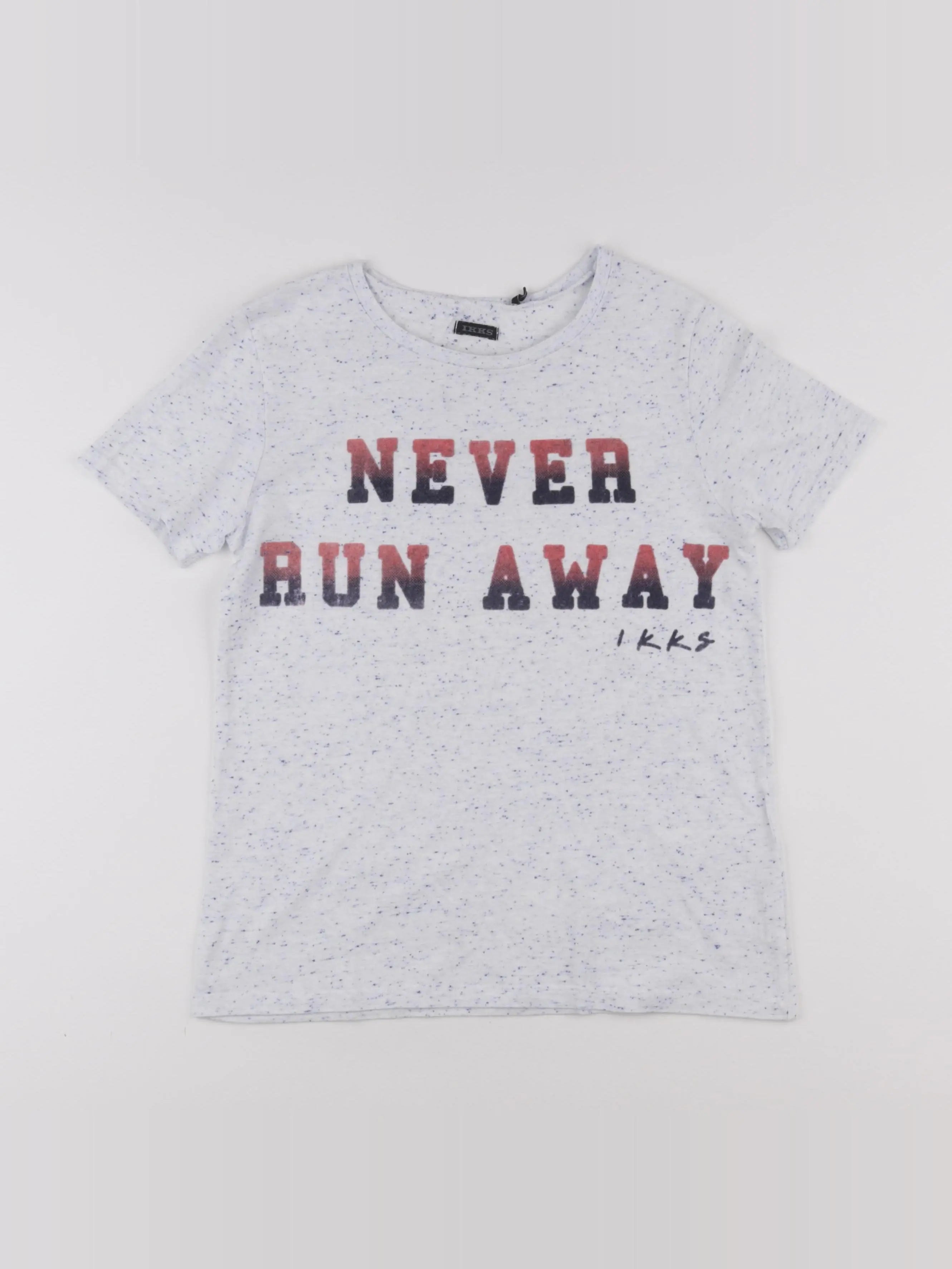 IKKS - tee-shirt gris - 10 ans