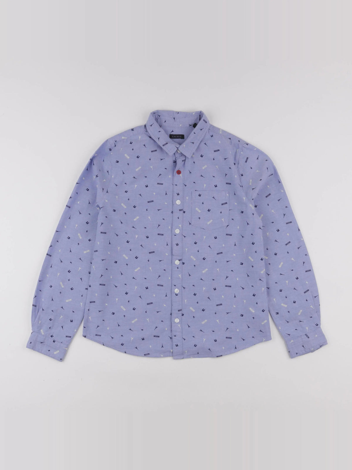IKKS - chemise bleu - 10 ans