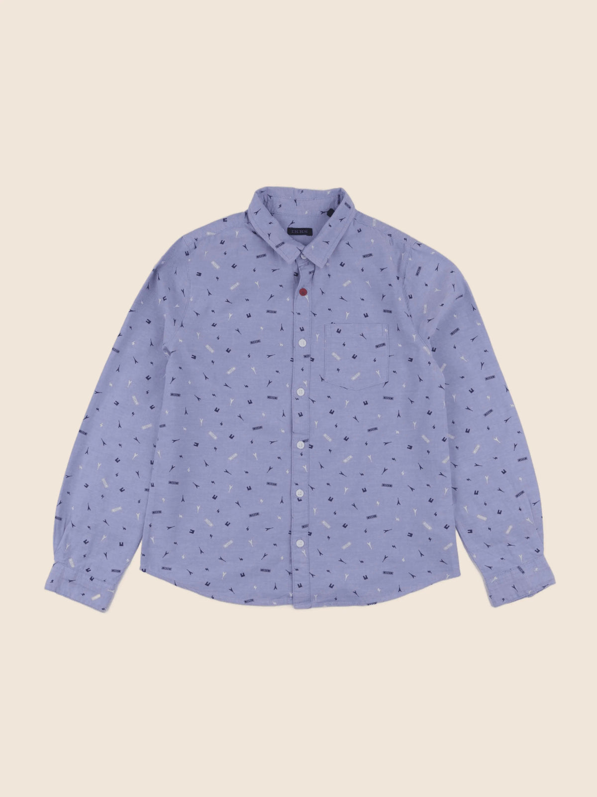 IKKS - chemise bleu - 10 ans