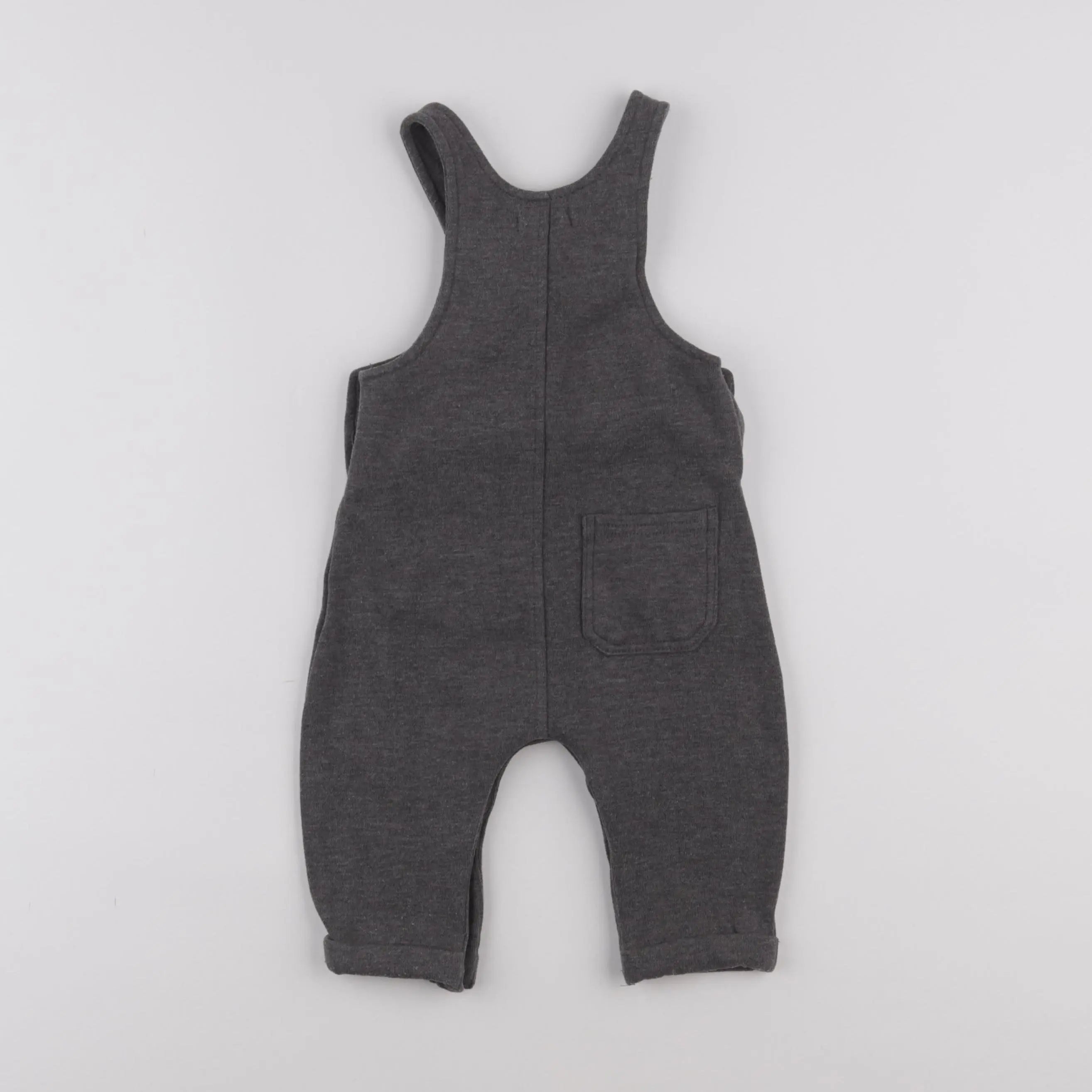 Vertbaudet - salopette gris - 9 mois