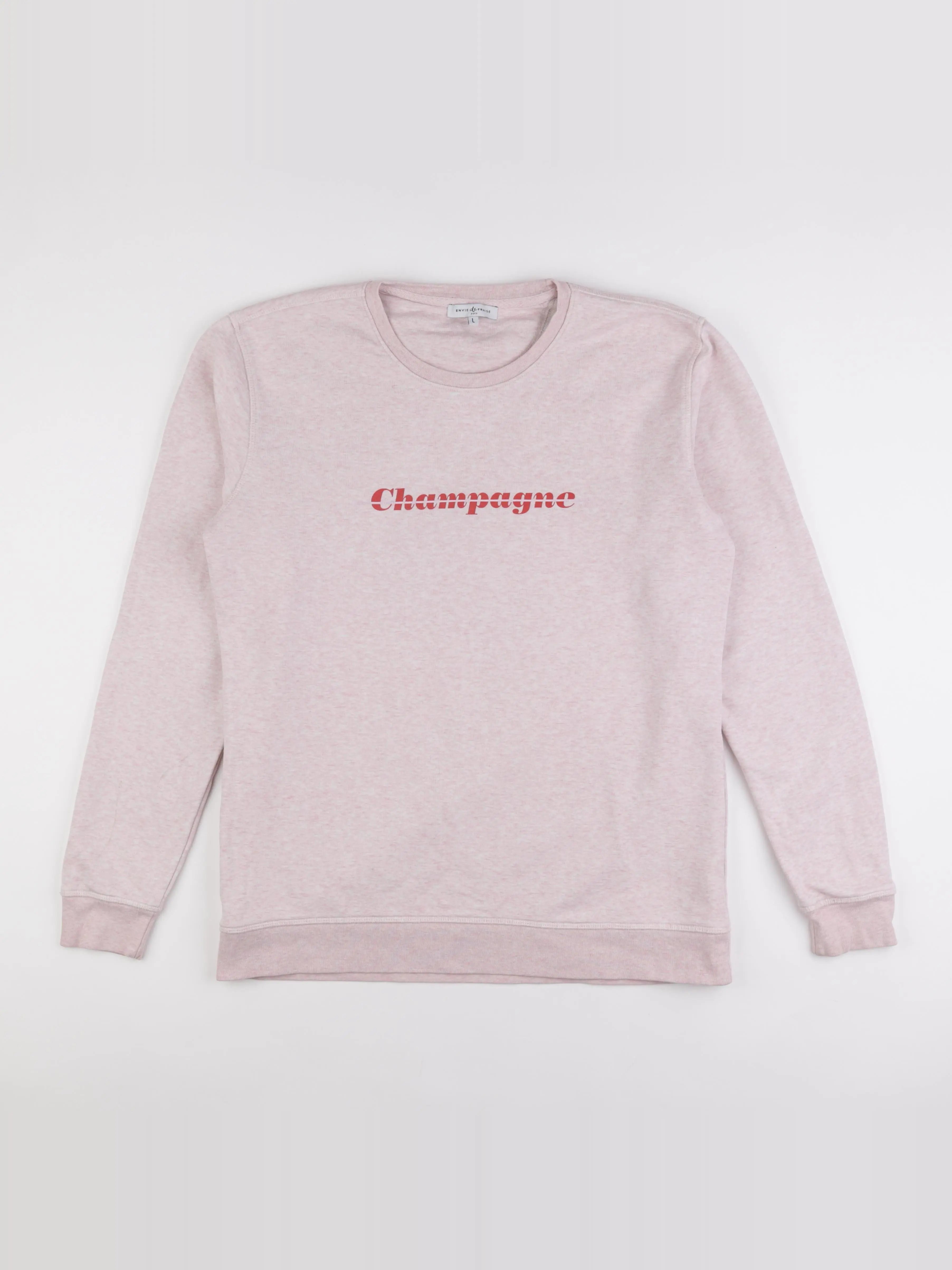Envie de fraise - sweat grossesse rose - l