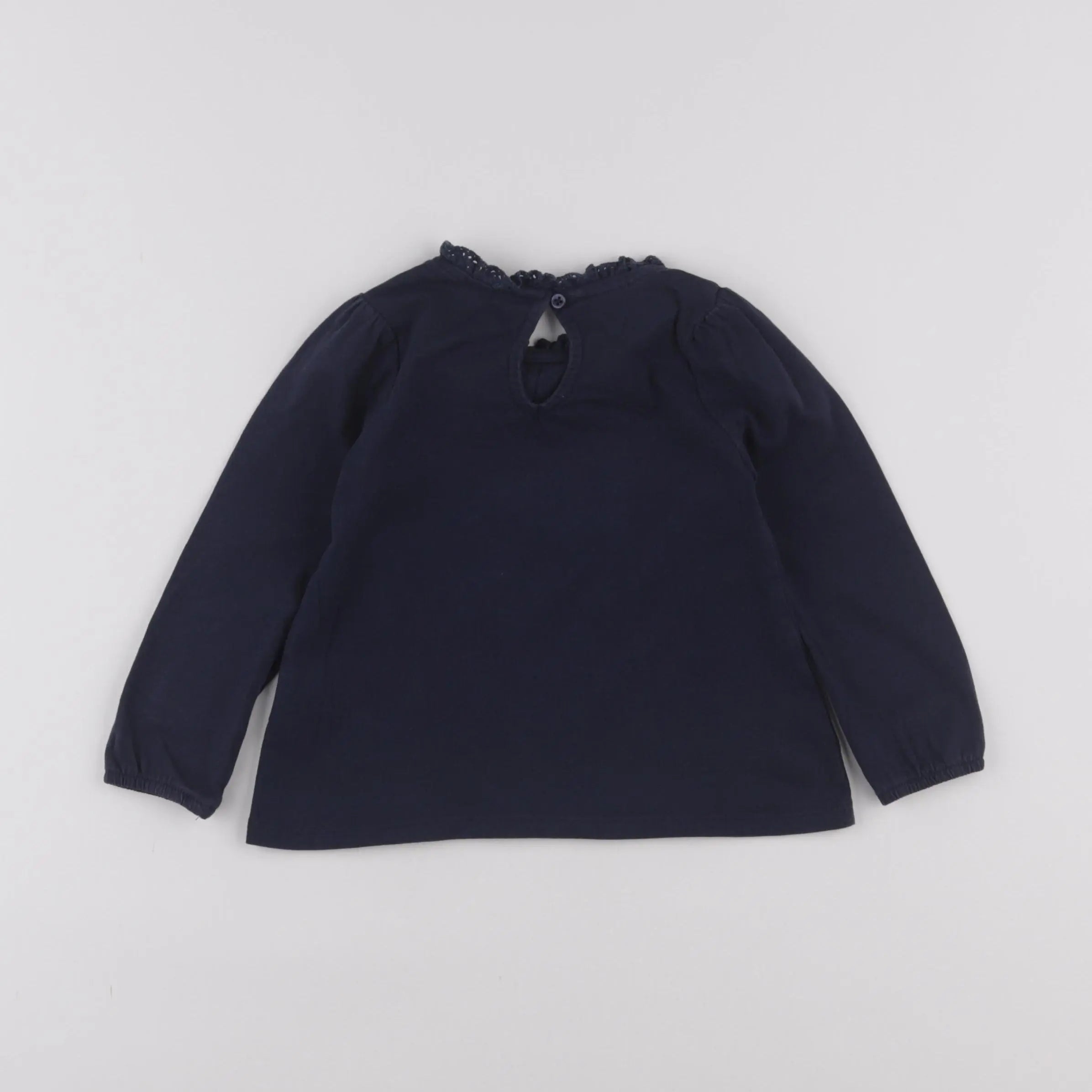 Vertbaudet - tee-shirt bleu - 2 ans