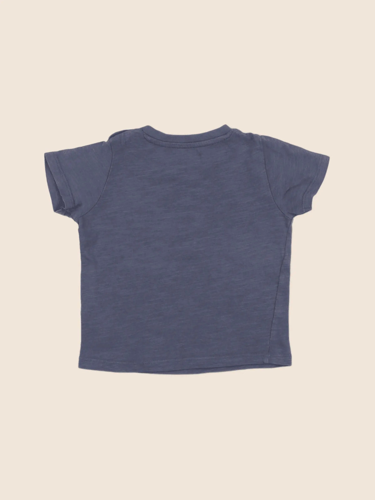 Vertbaudet - tee-shirt bleu - 12 mois