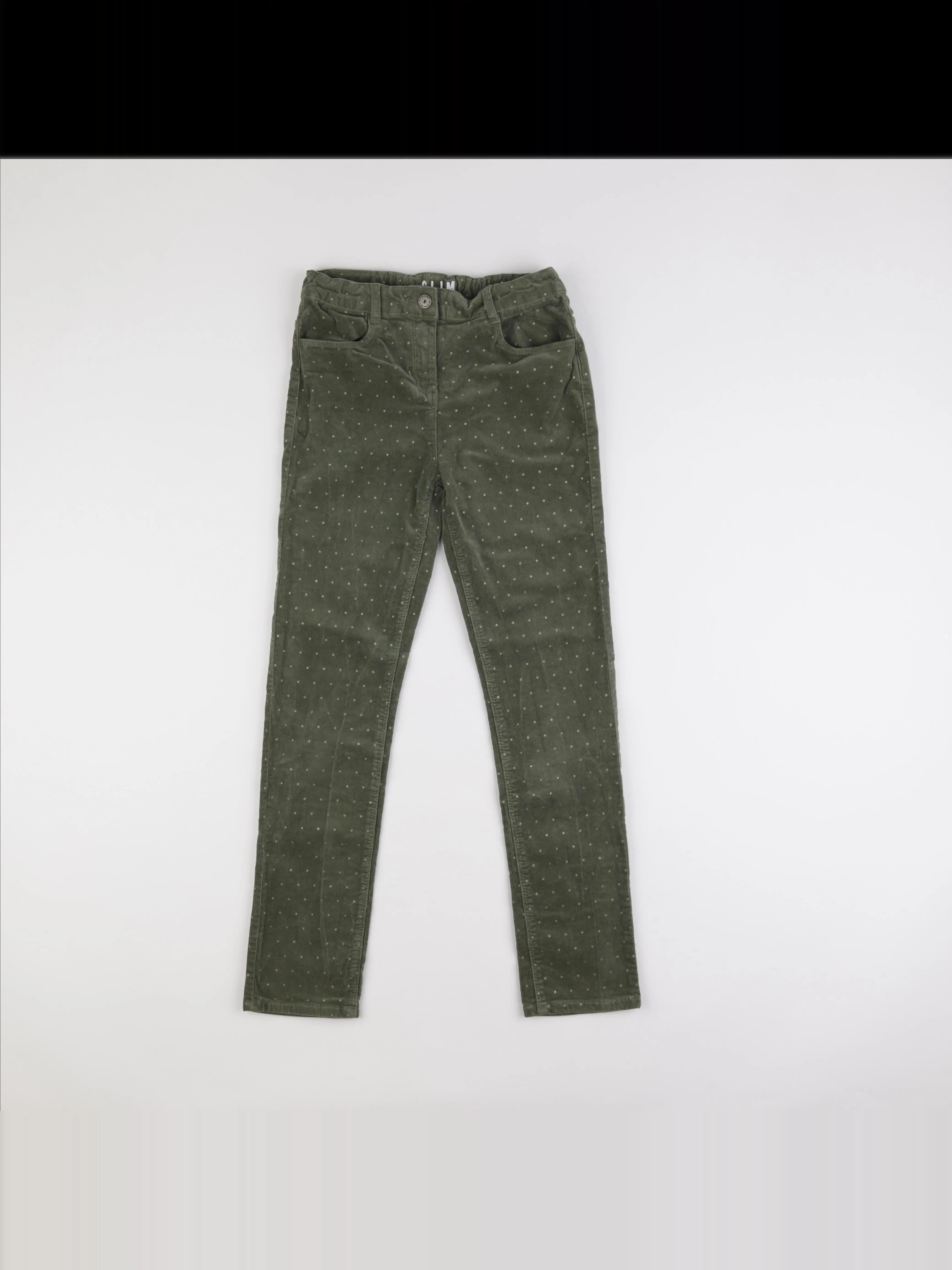 Vertbaudet - pantalon vert - 14 ans