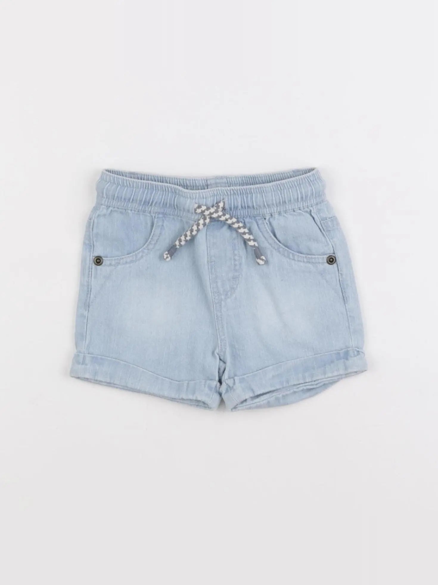 Vertbaudet - short bleu - 9 mois