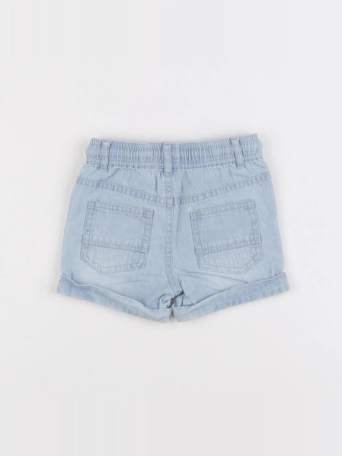 Vertbaudet - short bleu - 9 mois