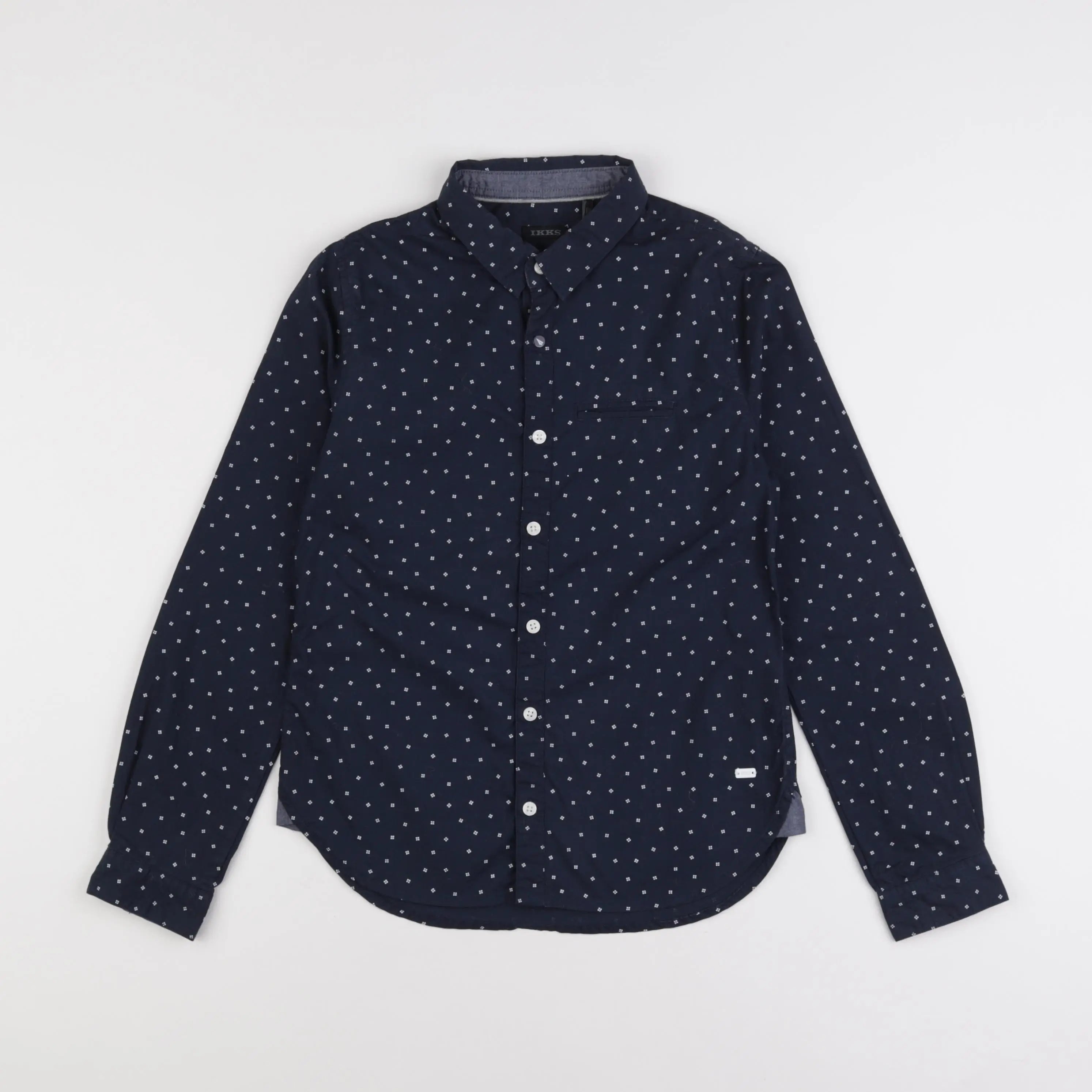 IKKS - chemise bleu - 10 ans