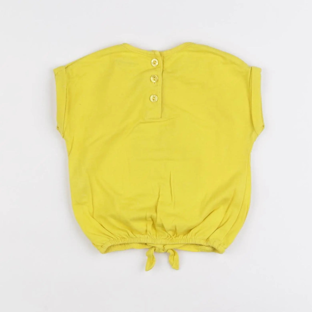 Vertbaudet - tee-shirt jaune - 9 mois