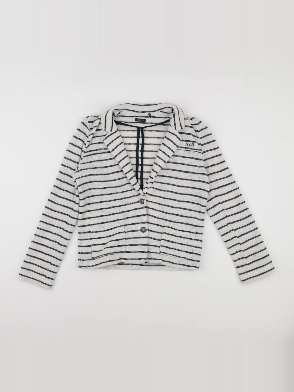 IKKS - veste beige, bleu - 10 ans