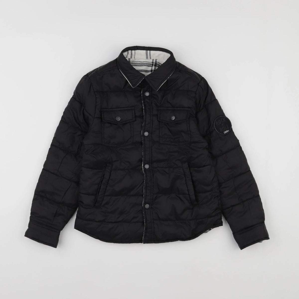 IKKS - doudoune noir, blanc - 8 ans