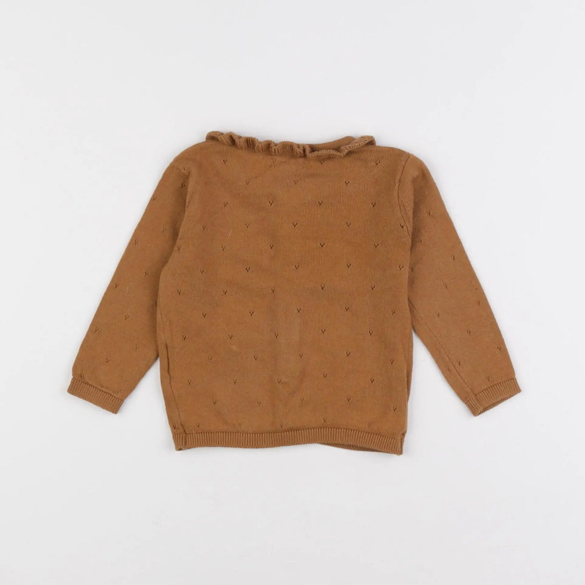 Vertbaudet - gilet marron - 6 mois