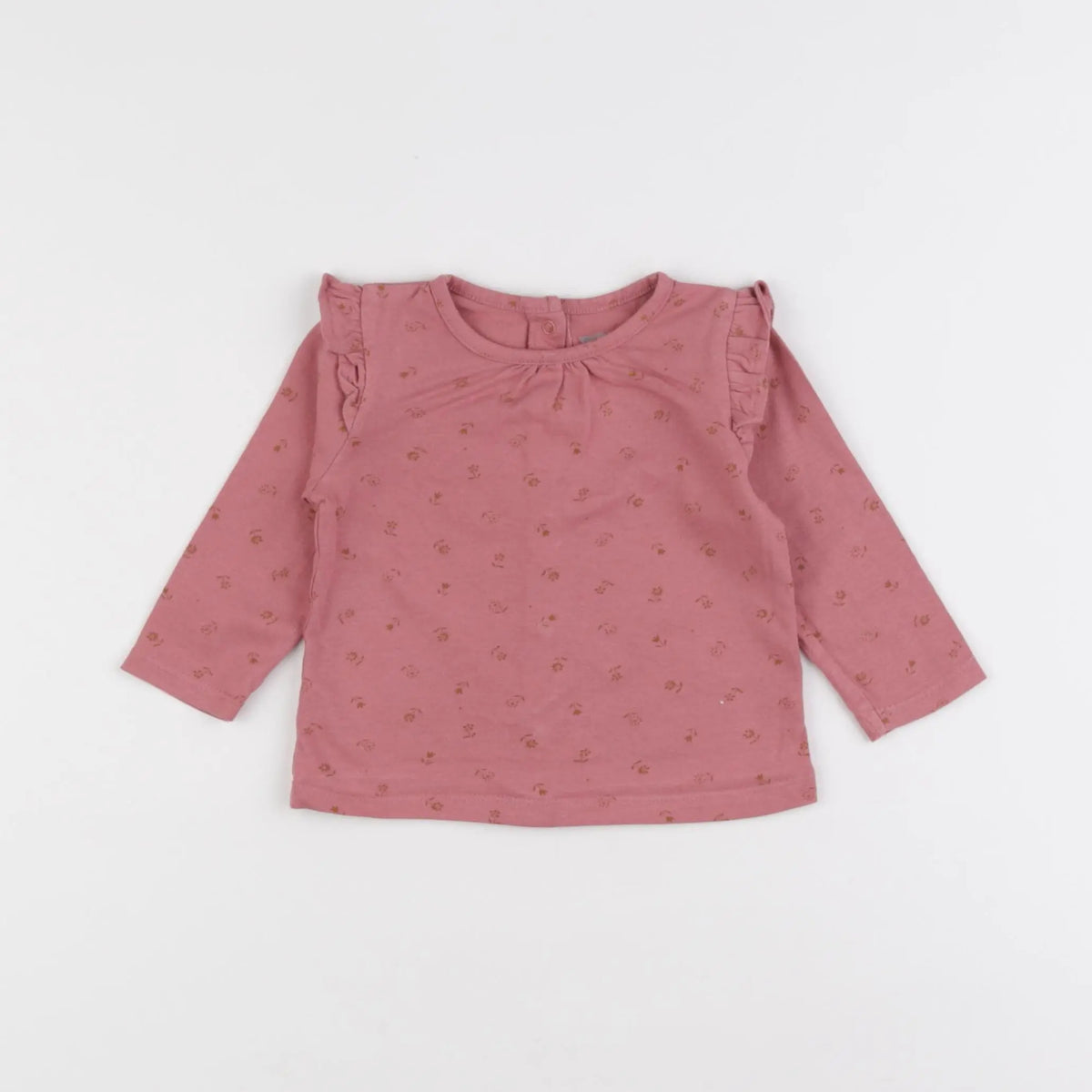 Vertbaudet - tee-shirt rose - 6 mois