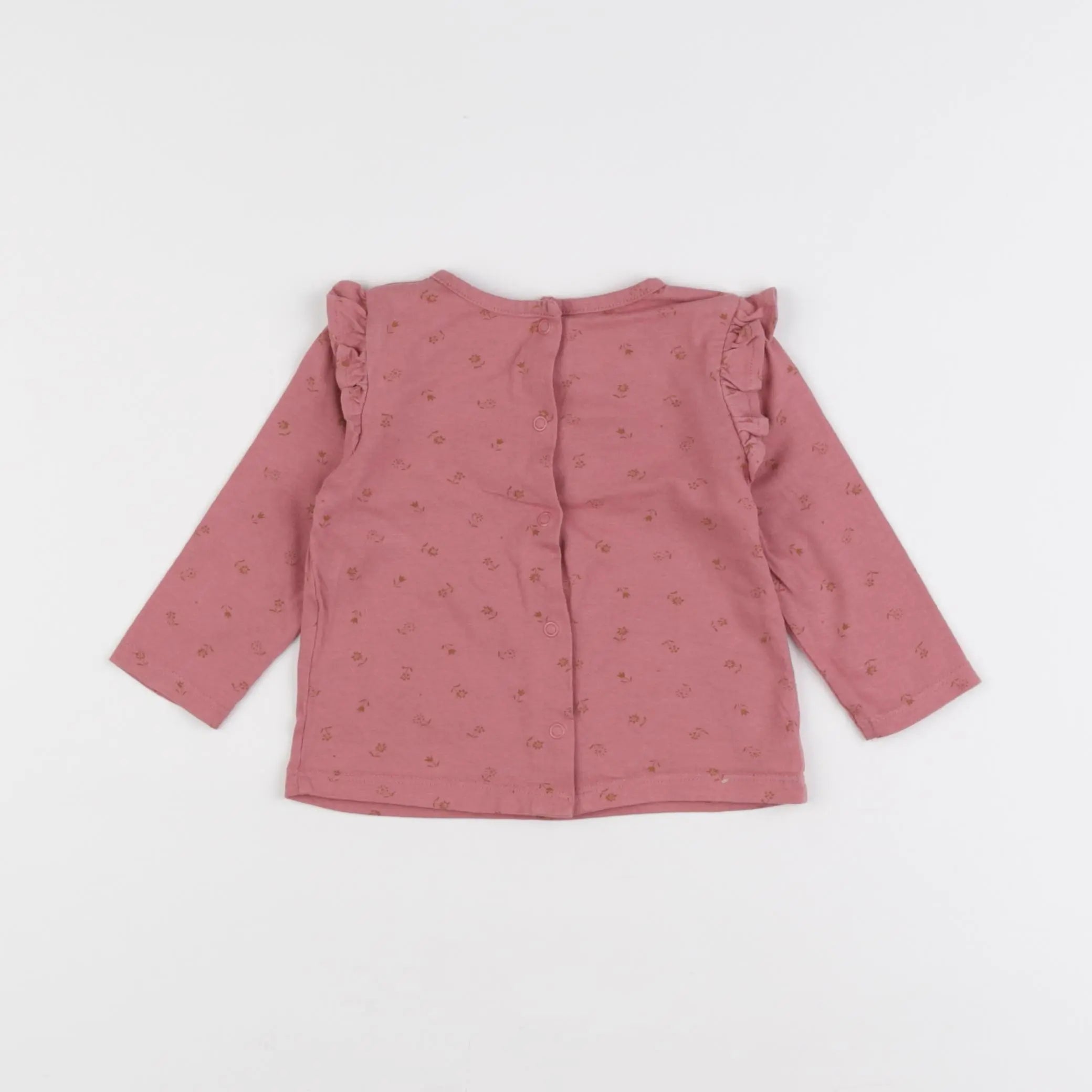 Vertbaudet - tee-shirt rose - 6 mois