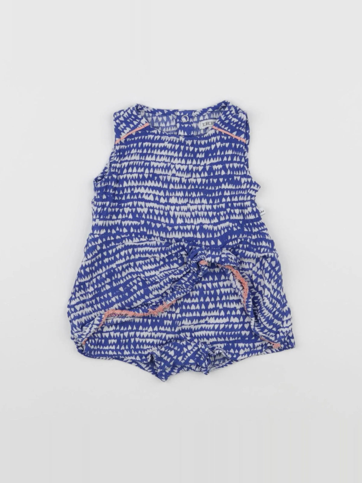 IKKS - combinaison bleu, rose - 6 mois