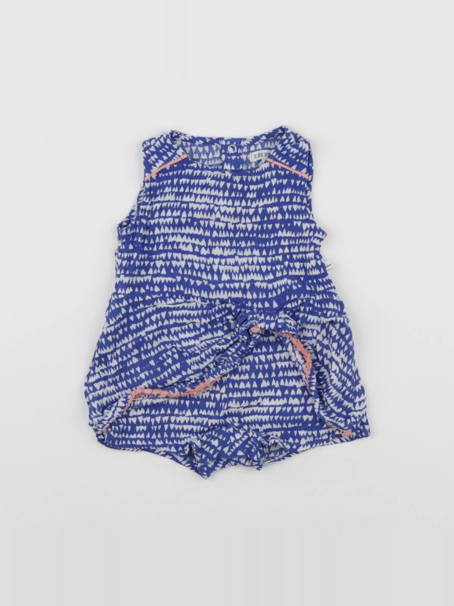 IKKS - combinaison bleu, rose - 6 mois