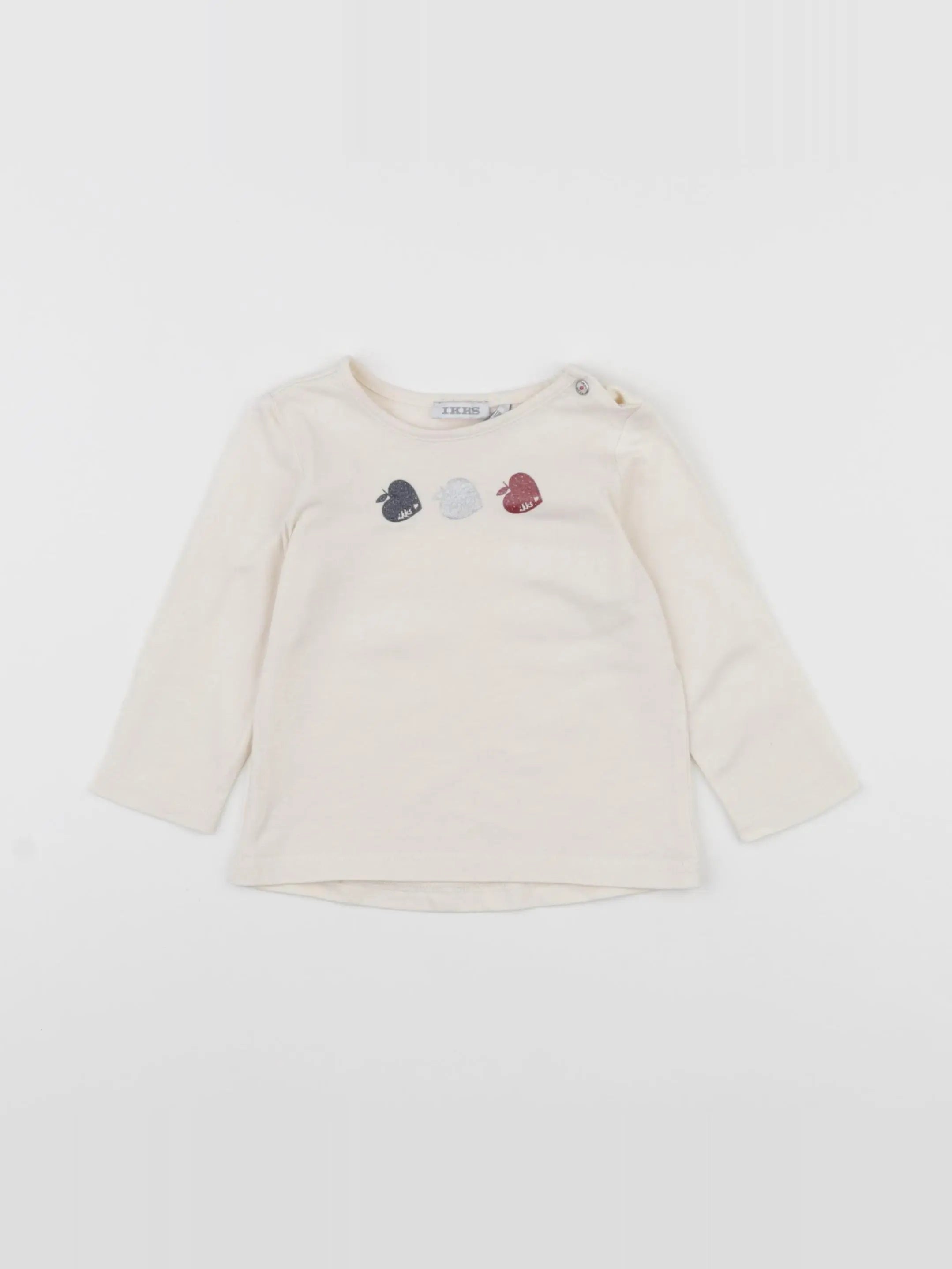 IKKS - tee-shirt beige - 12 mois