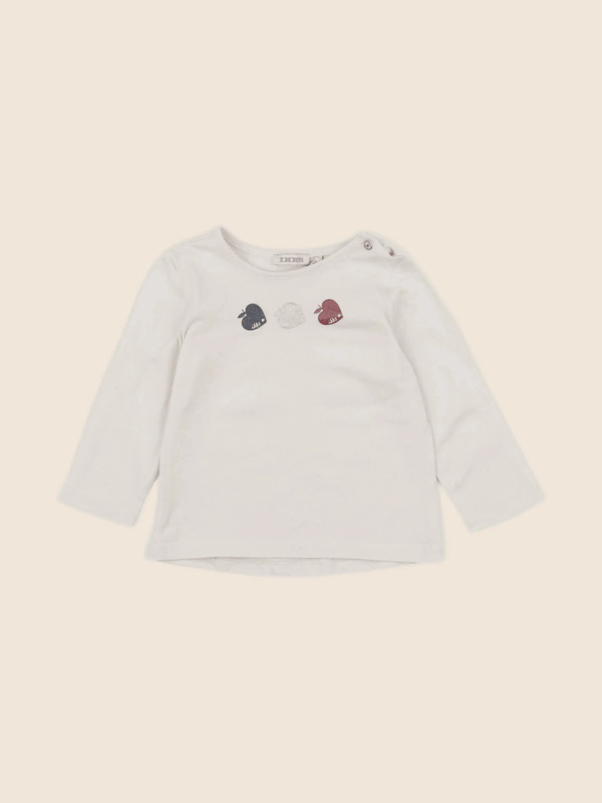 IKKS - tee-shirt beige - 12 mois