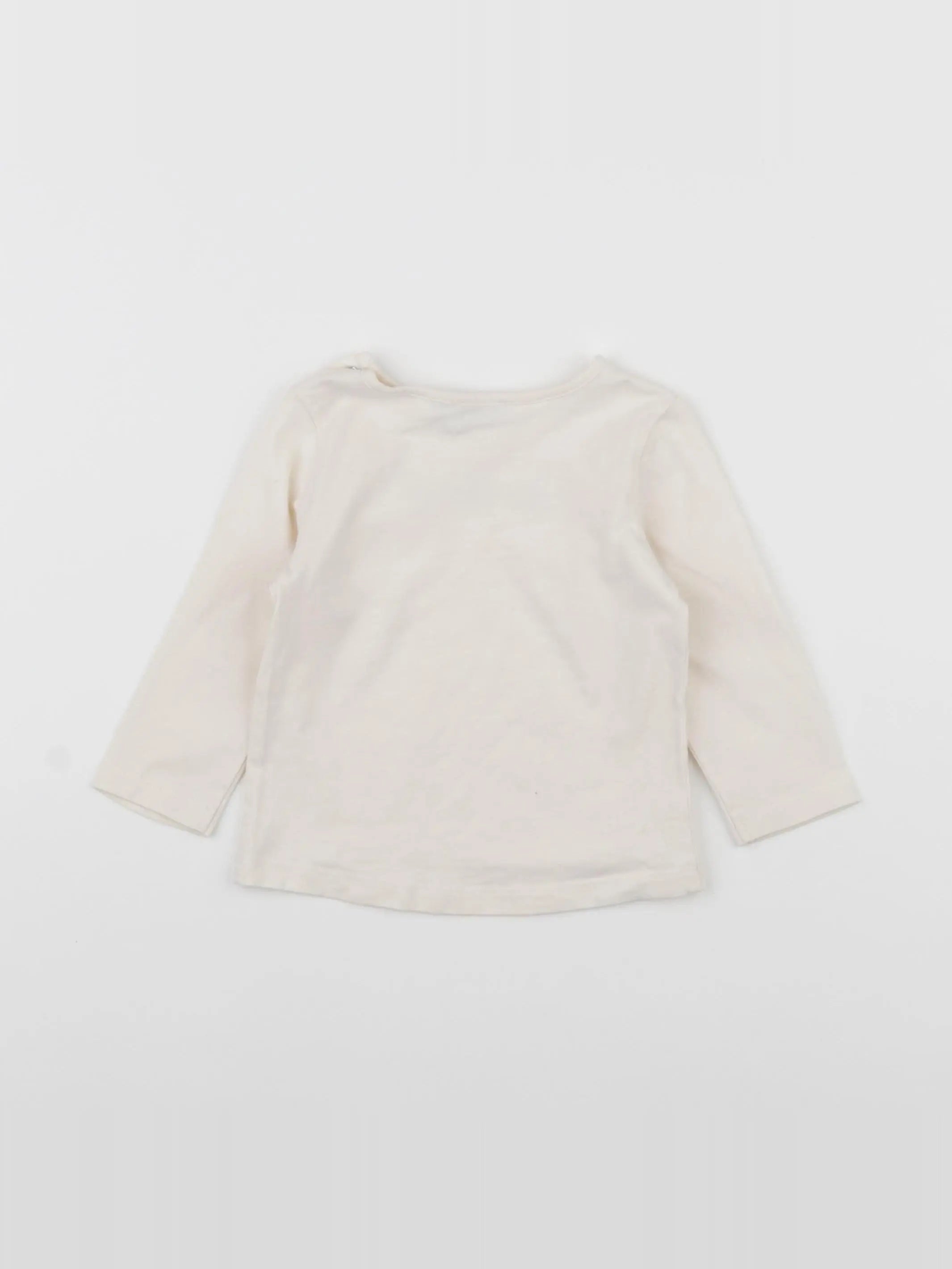 IKKS - tee-shirt beige - 12 mois