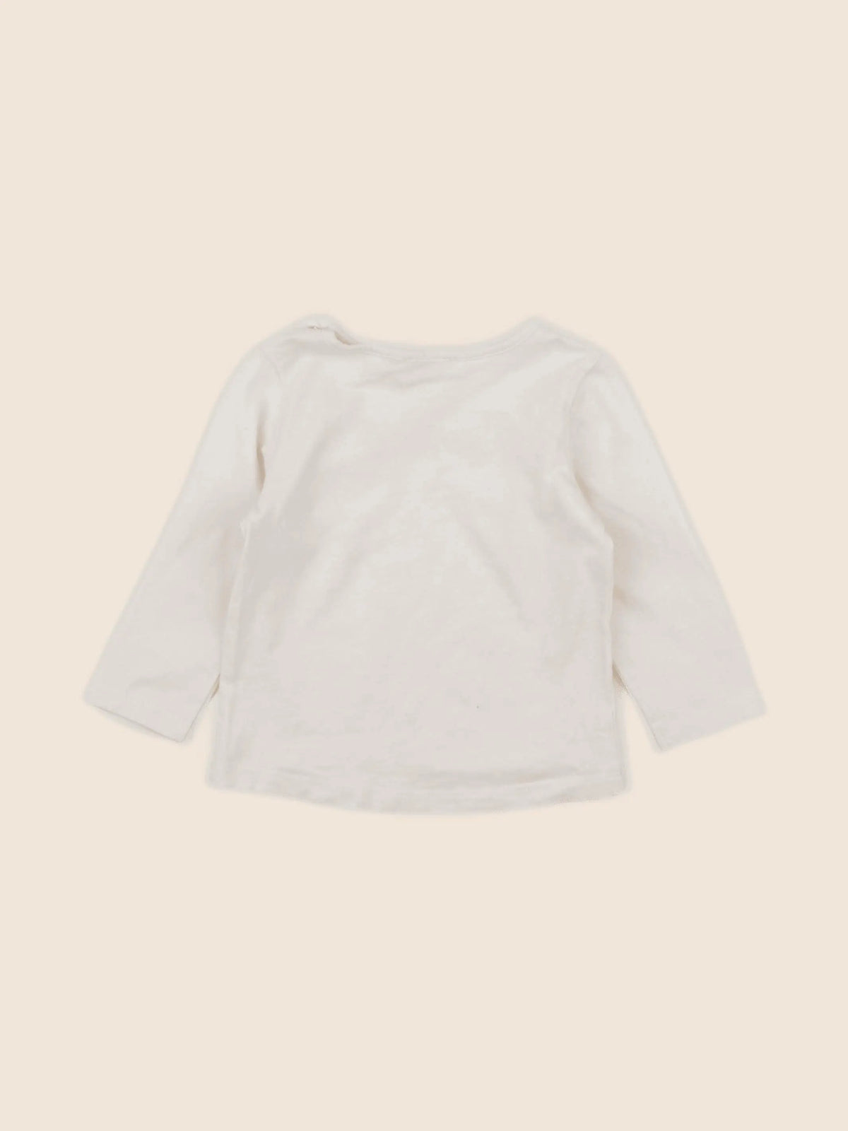IKKS - tee-shirt beige - 12 mois