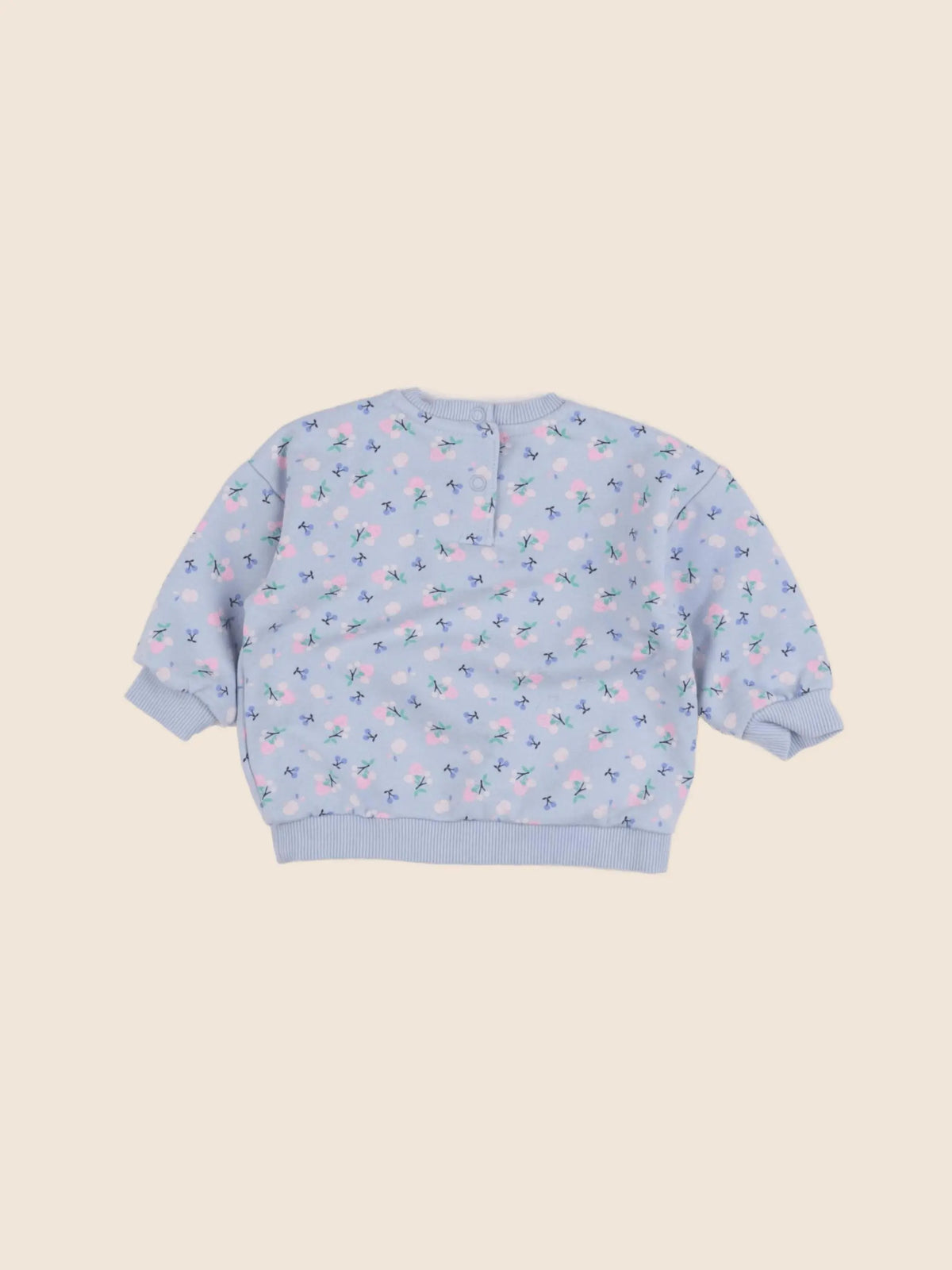 Tape à l'oeil - sweat bleu - 6 mois