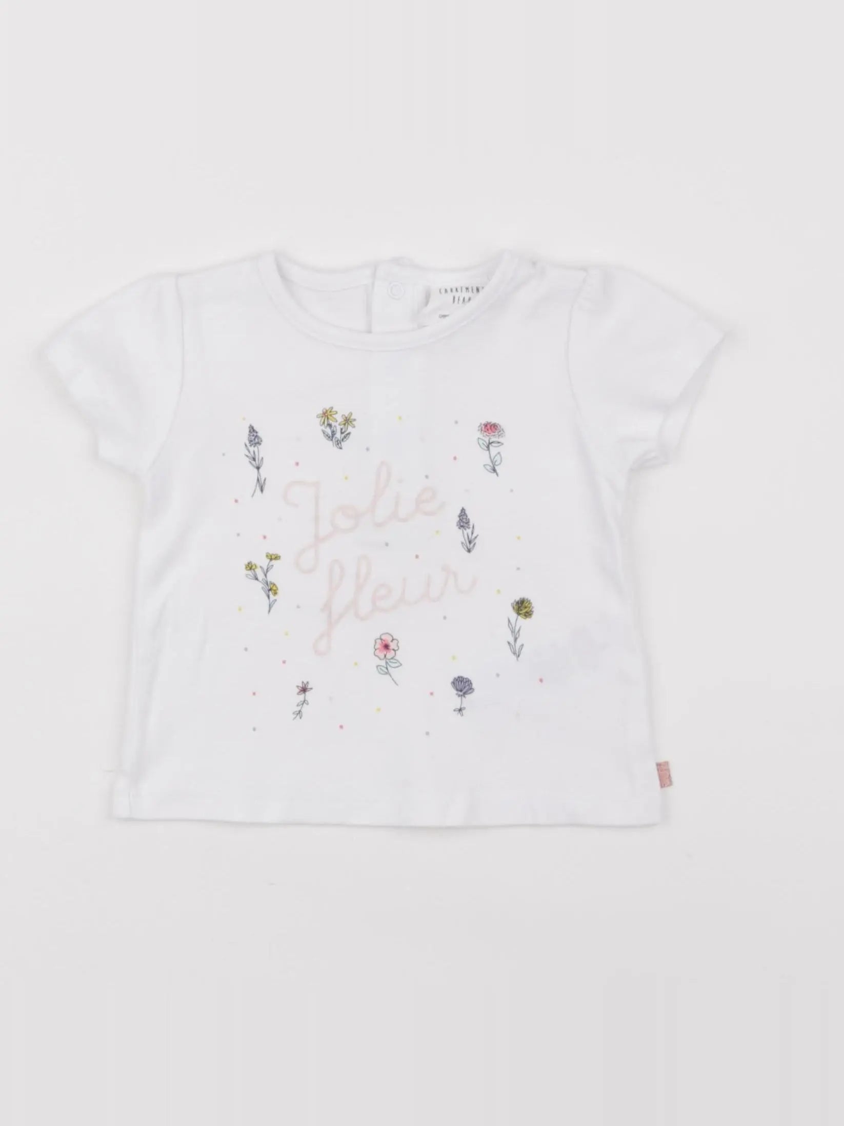 Carrément Beau - tee-shirt blanc - 9 mois