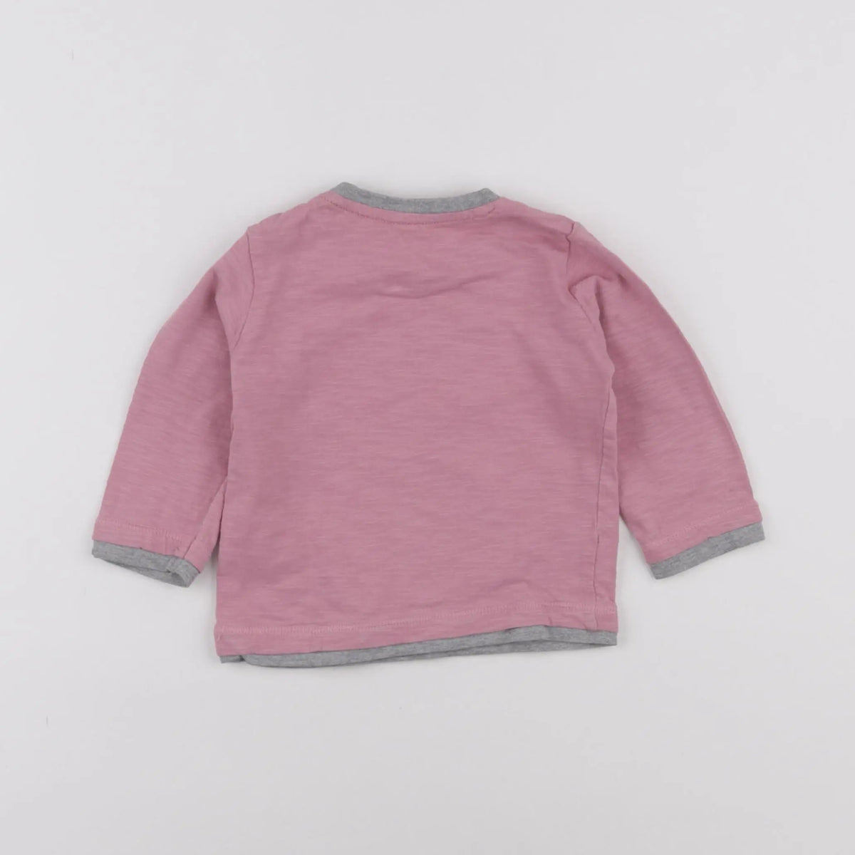 Vertbaudet - tee-shirt rose - 9 mois