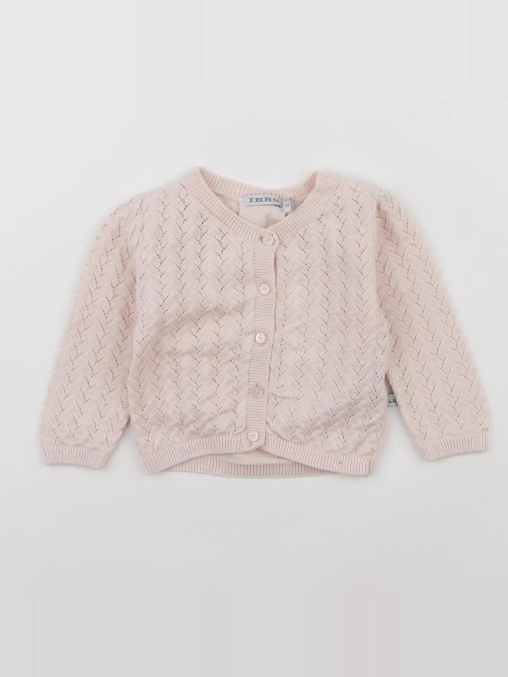 IKKS - gilet rose - 6 mois