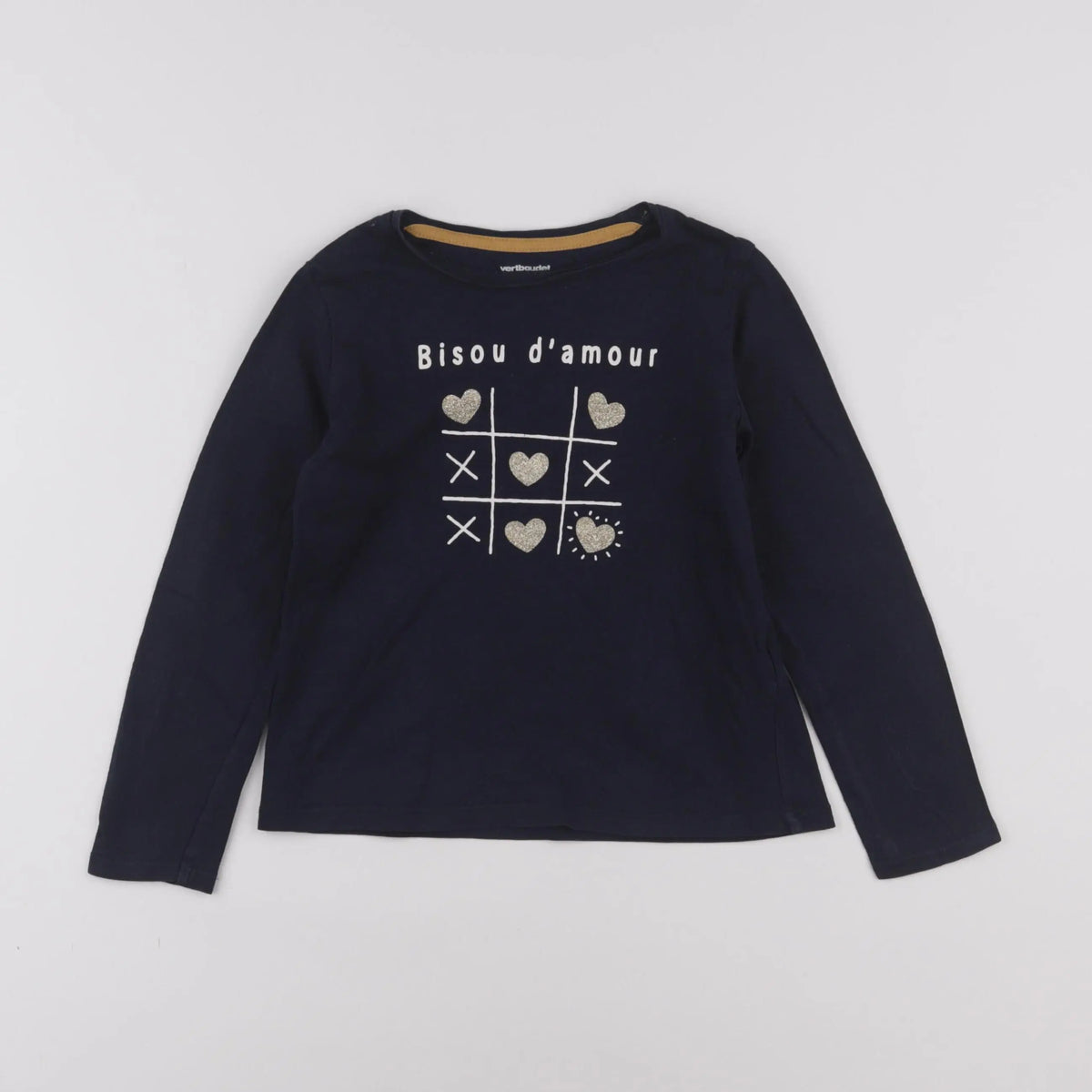 Vertbaudet - tee-shirt bleu - 6 ans