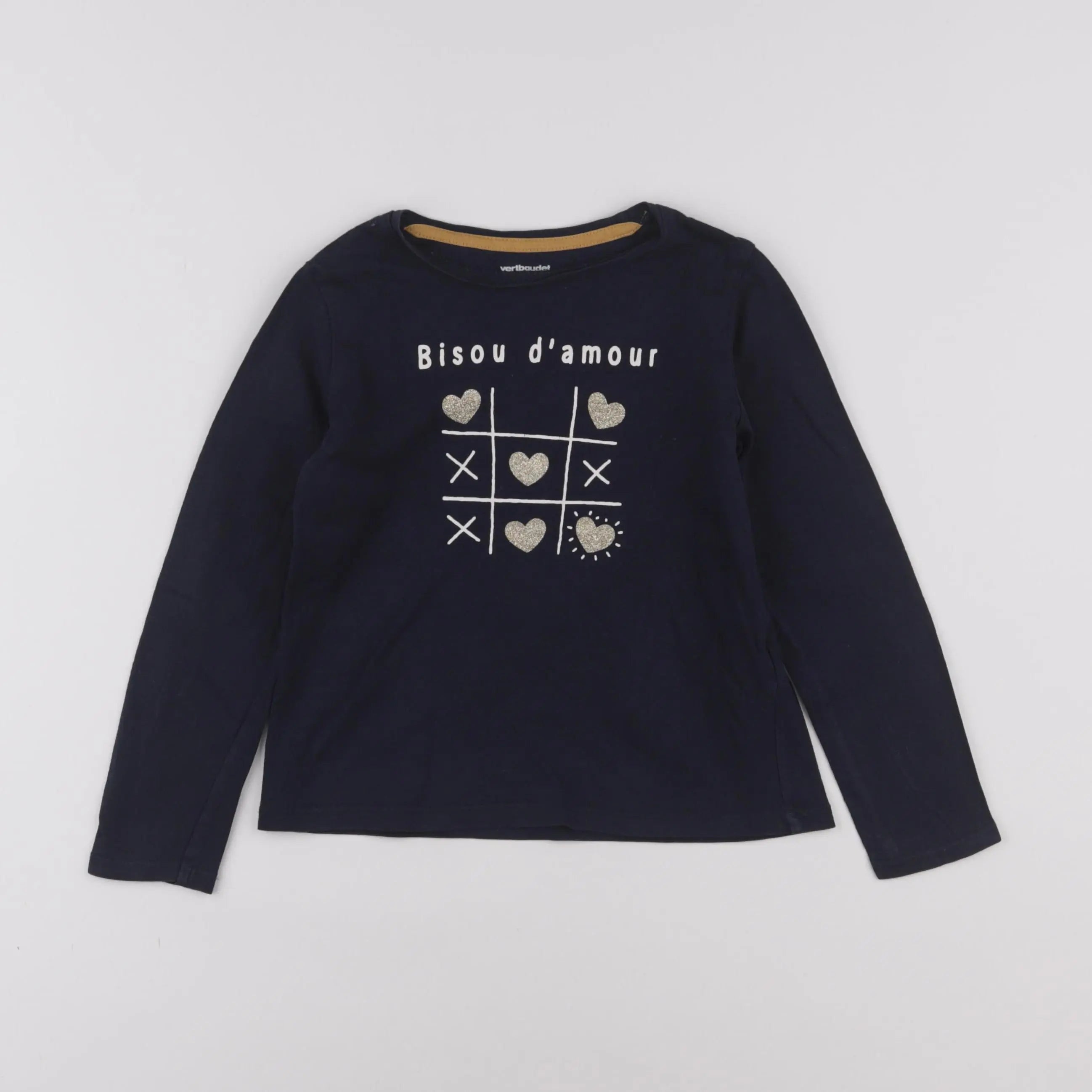 Vertbaudet - tee-shirt bleu - 6 ans