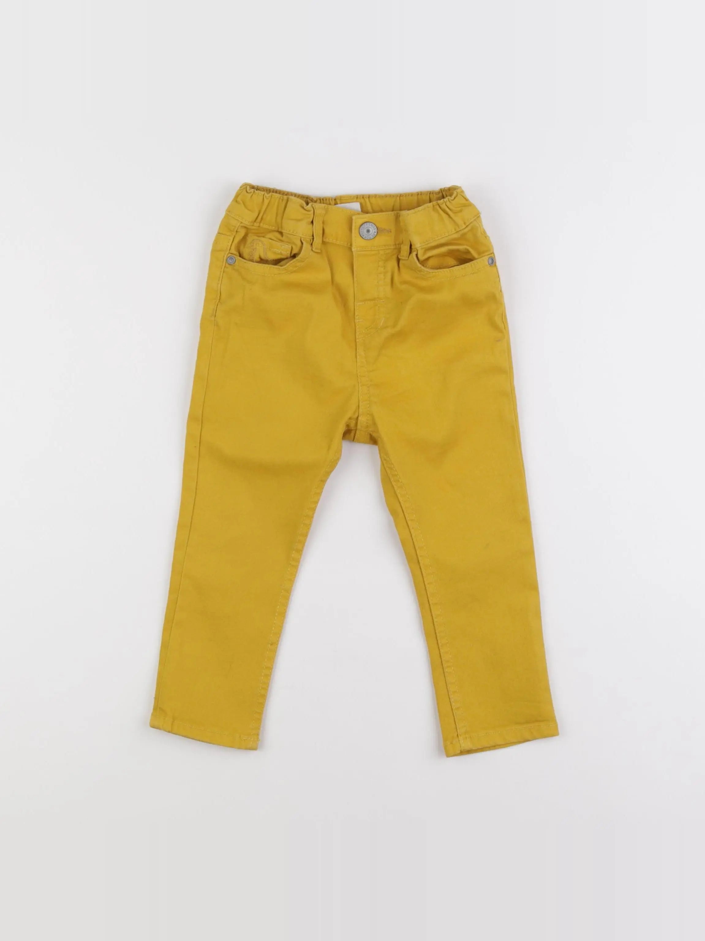 H&M - pantalon jaune - 12/18 mois
