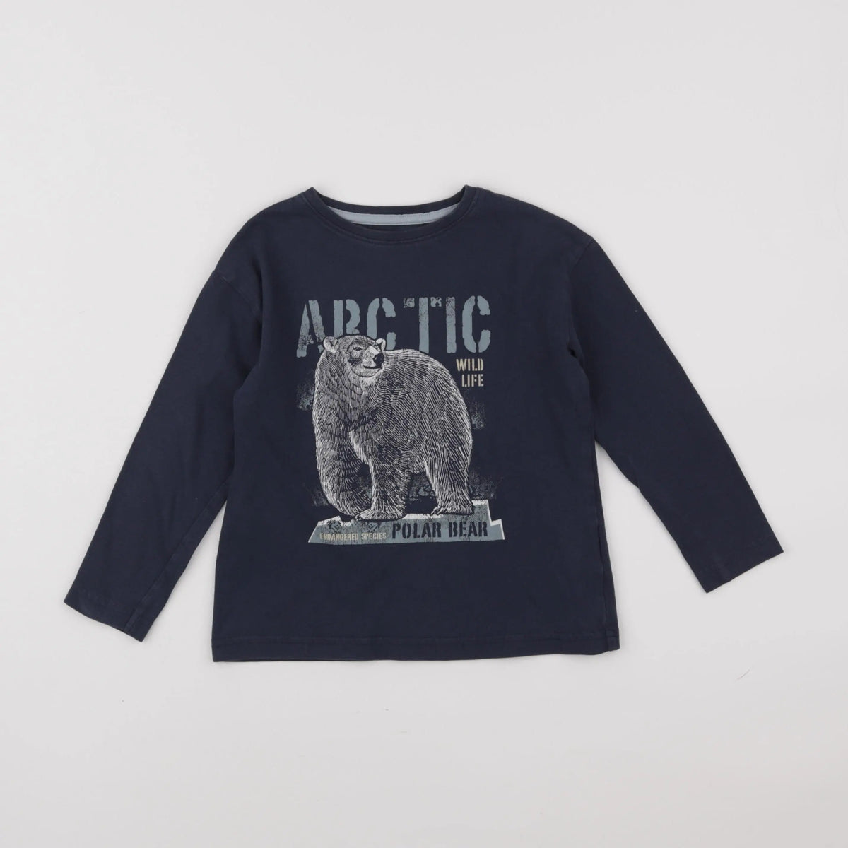 Vertbaudet - tee-shirt bleu - 5 ans