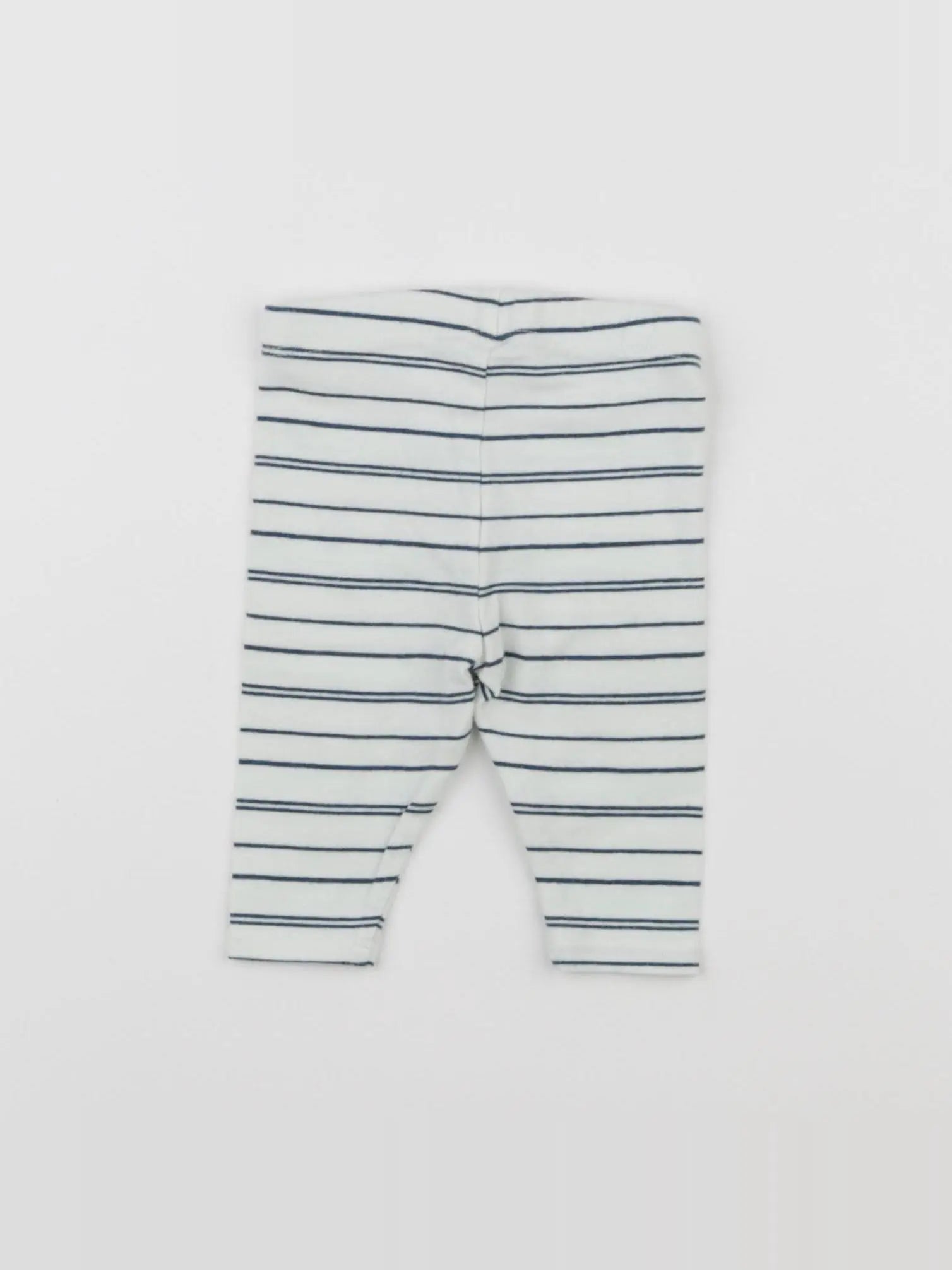 Vertbaudet - legging blanc, bleu - 1 mois