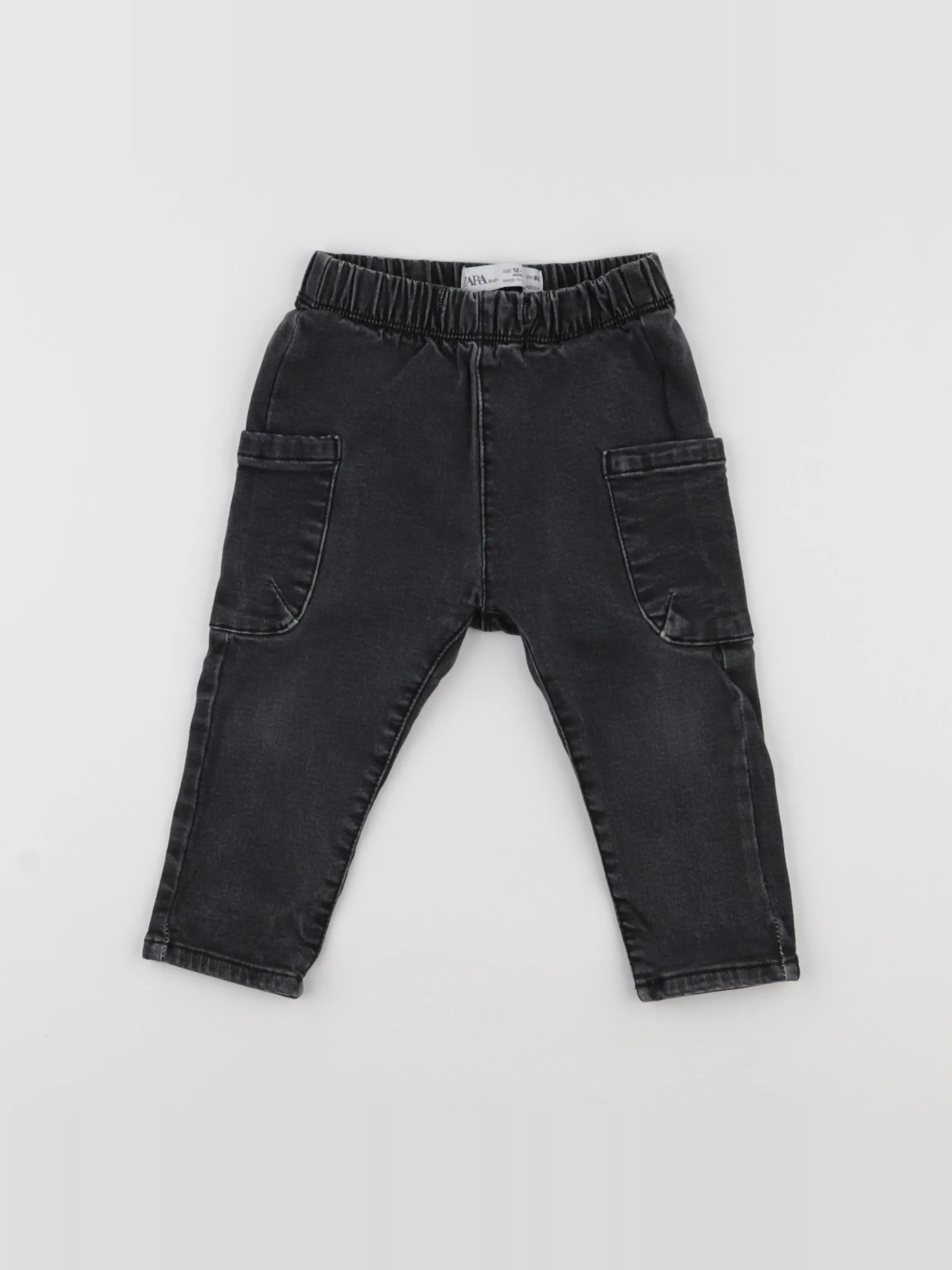 Zara - jean noir - 12/18 mois