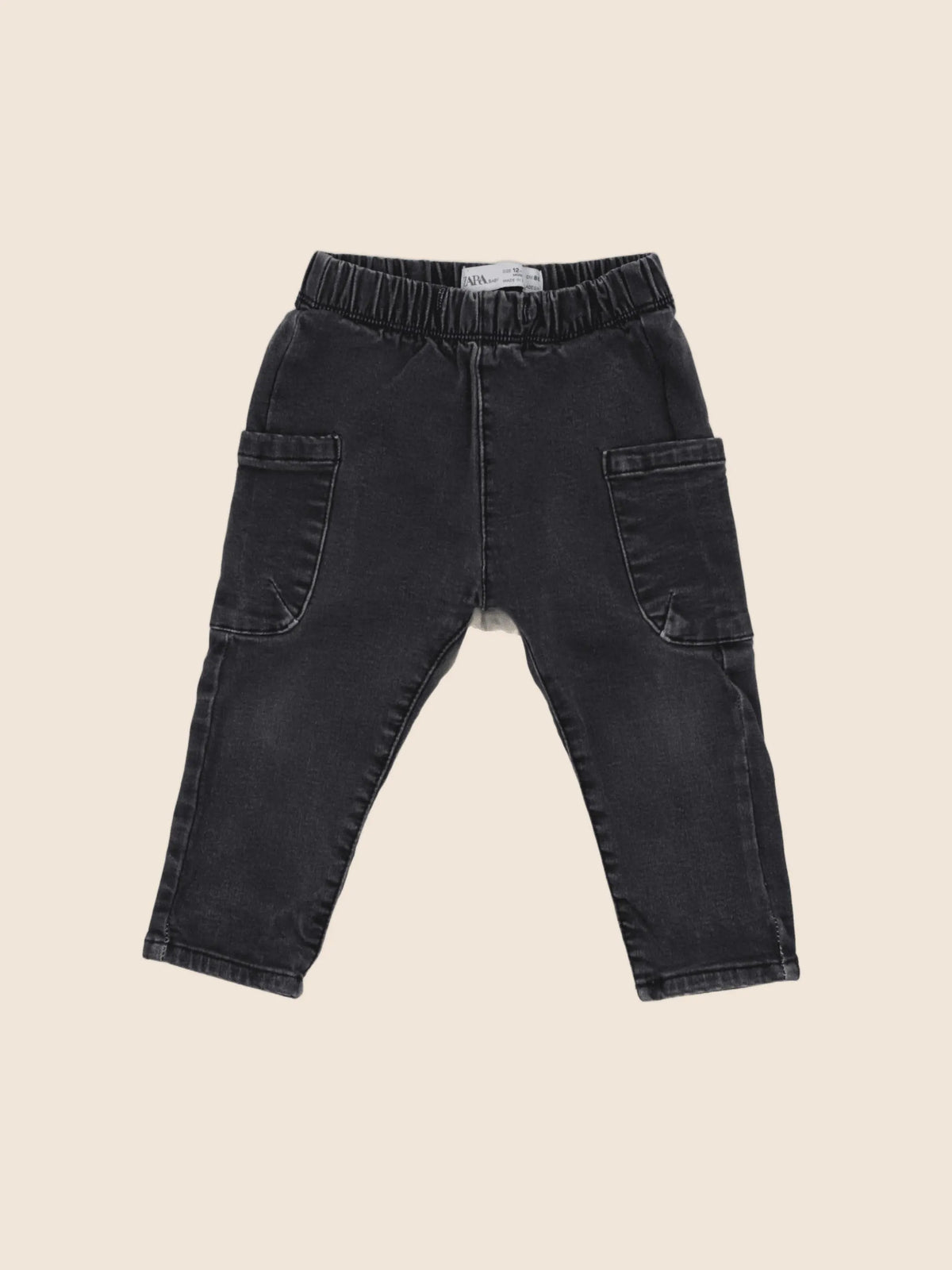 Zara - jean noir - 12/18 mois