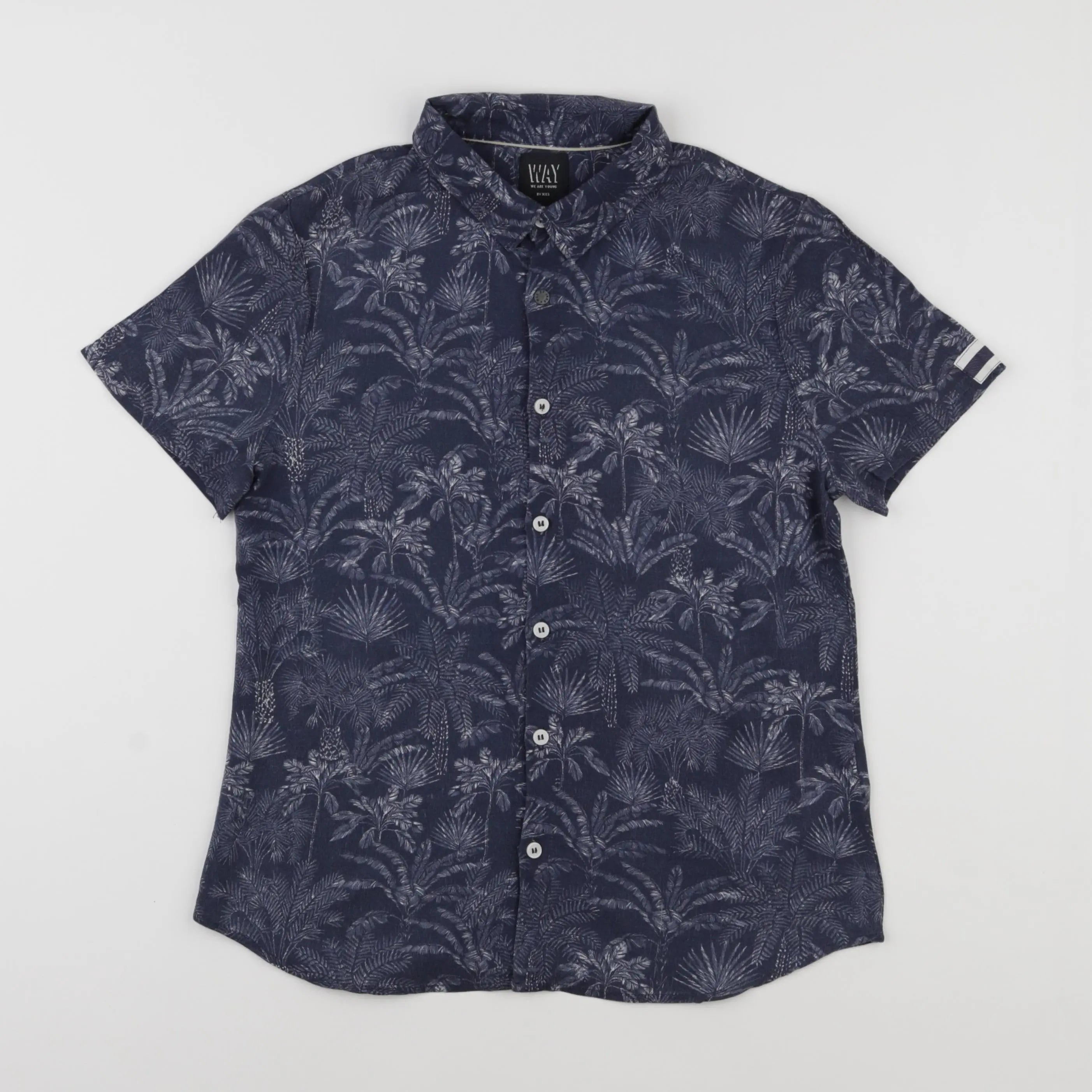 IKKS - chemise bleu - 10 ans