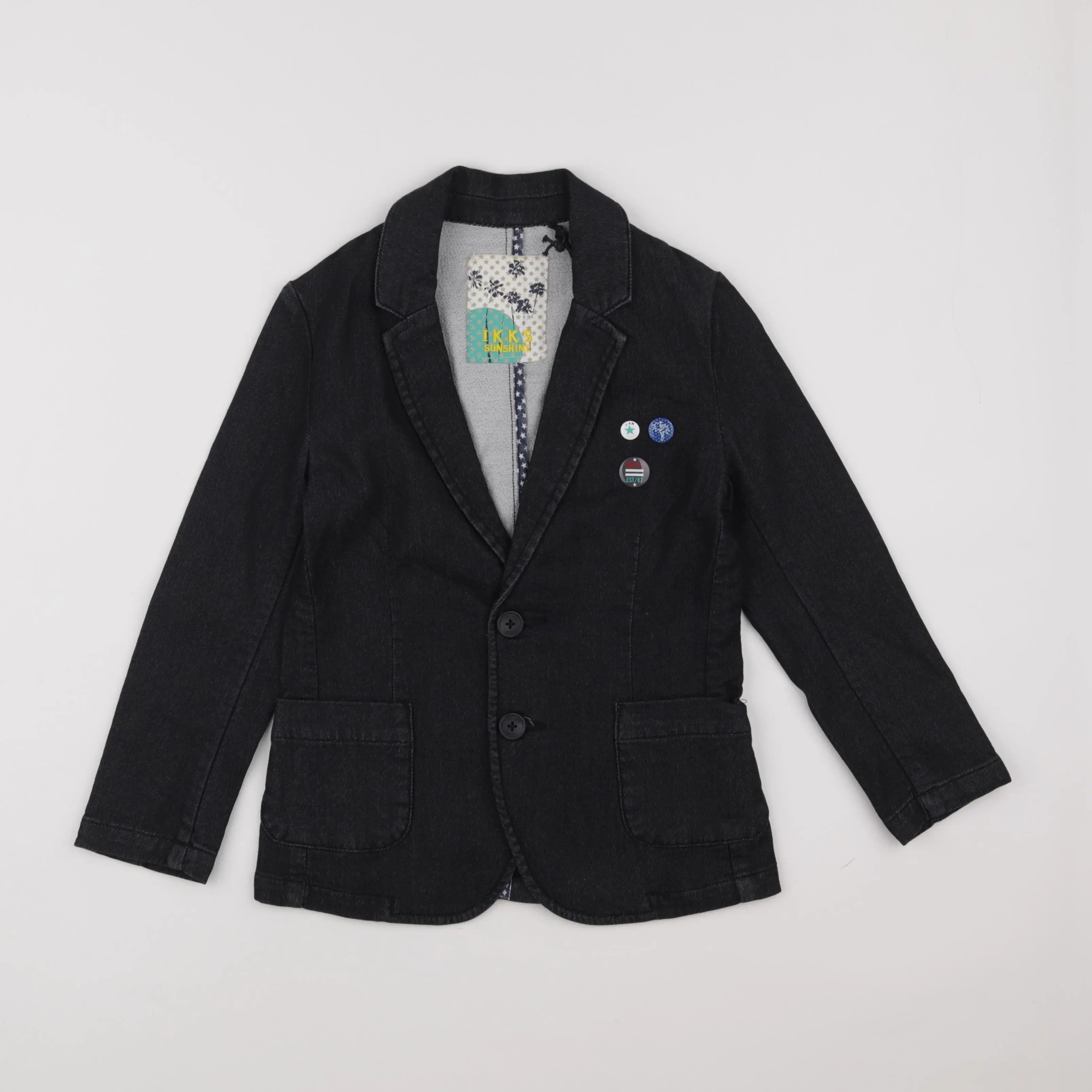 IKKS - veste noir - 8 ans