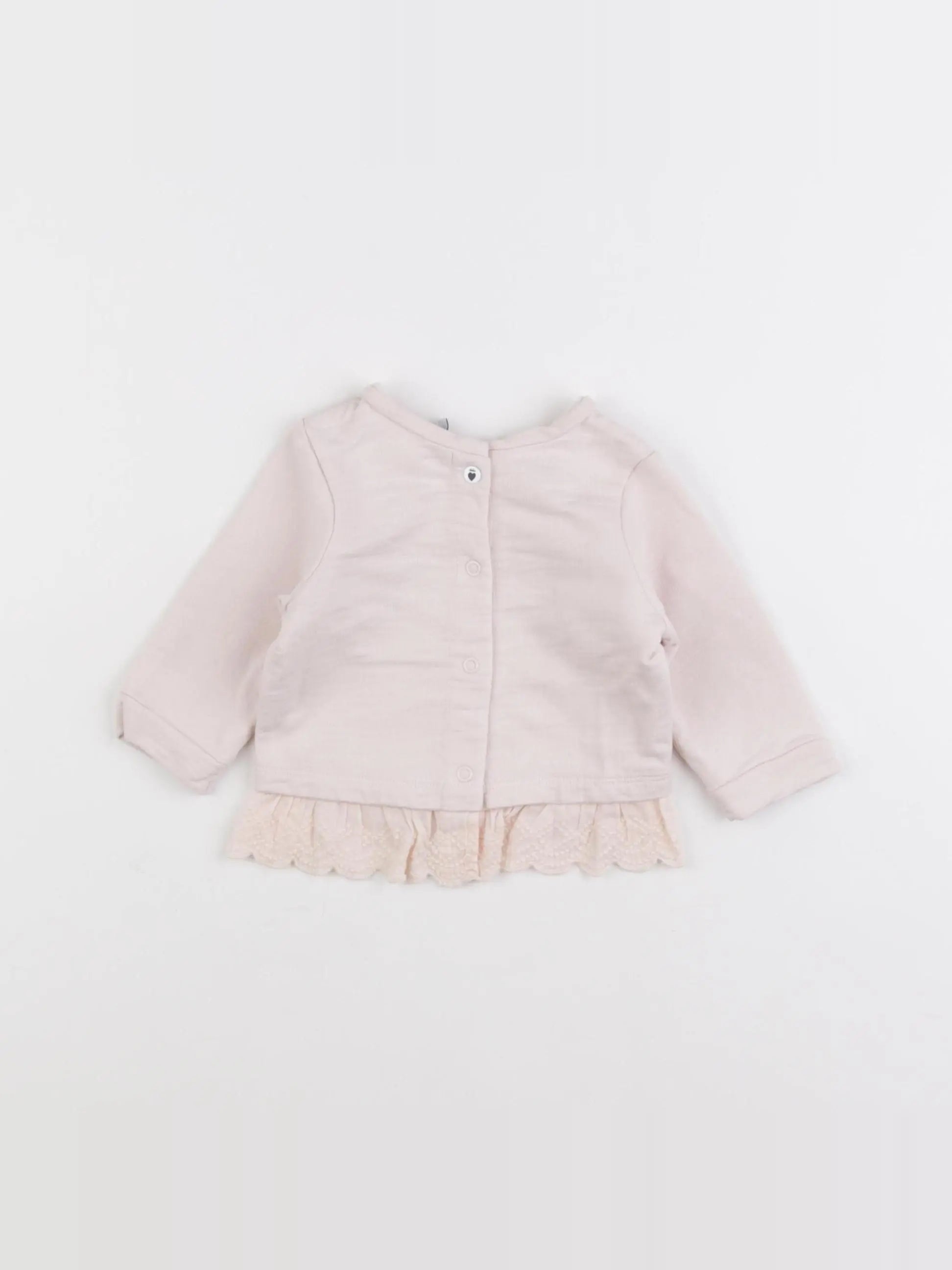 IKKS - sweat rose - 3 mois