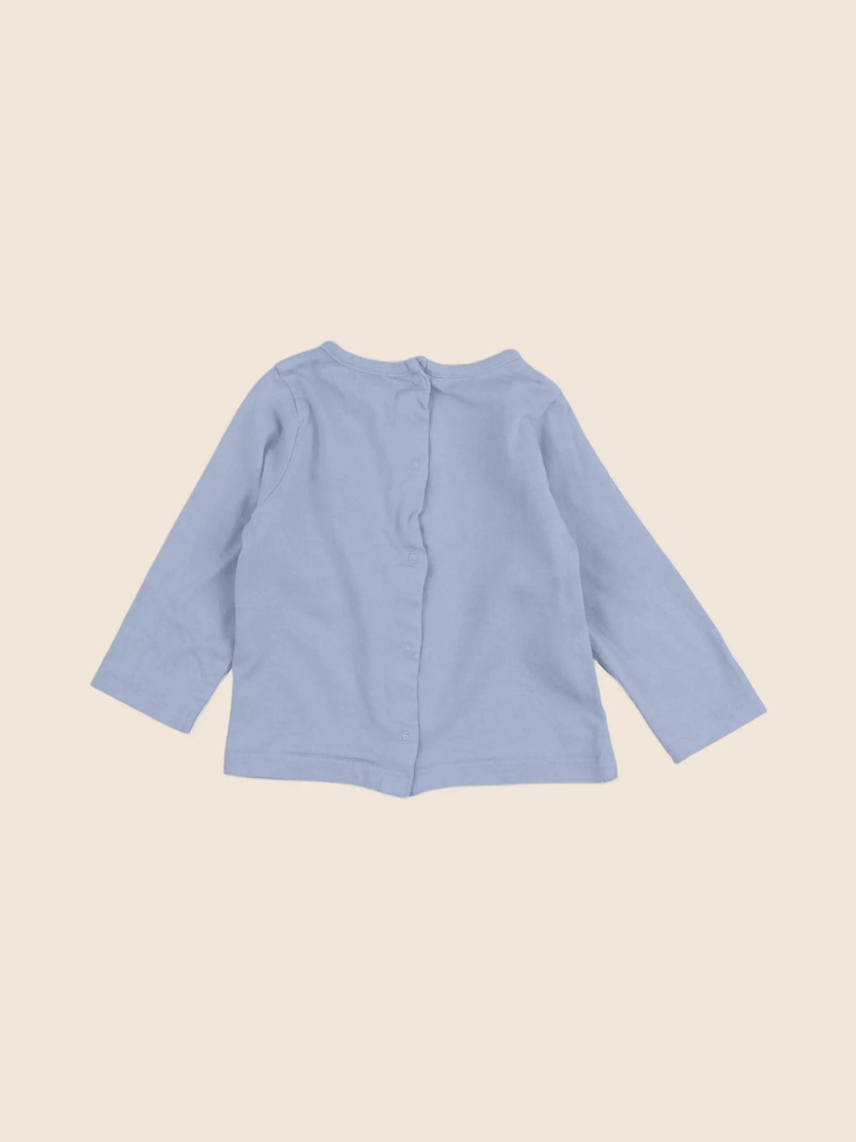 Vertbaudet - tee-shirt bleu - 9 mois