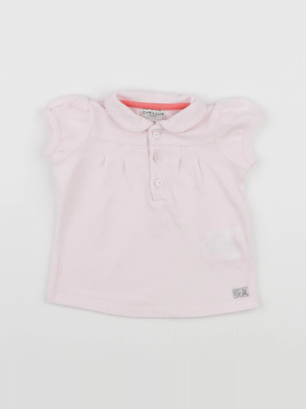 Cyrillus - polo rose - 6 mois