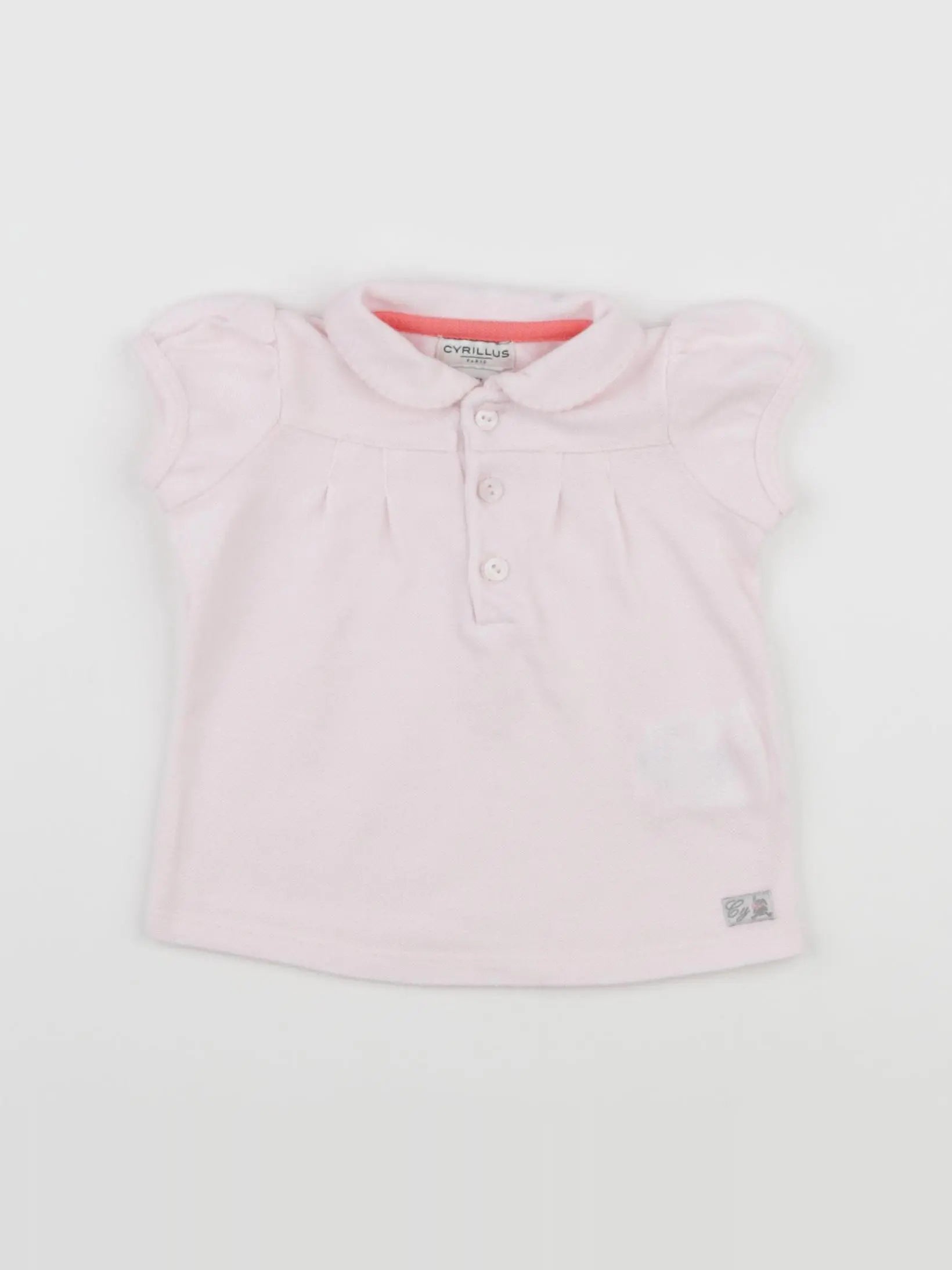 Cyrillus - polo rose - 6 mois