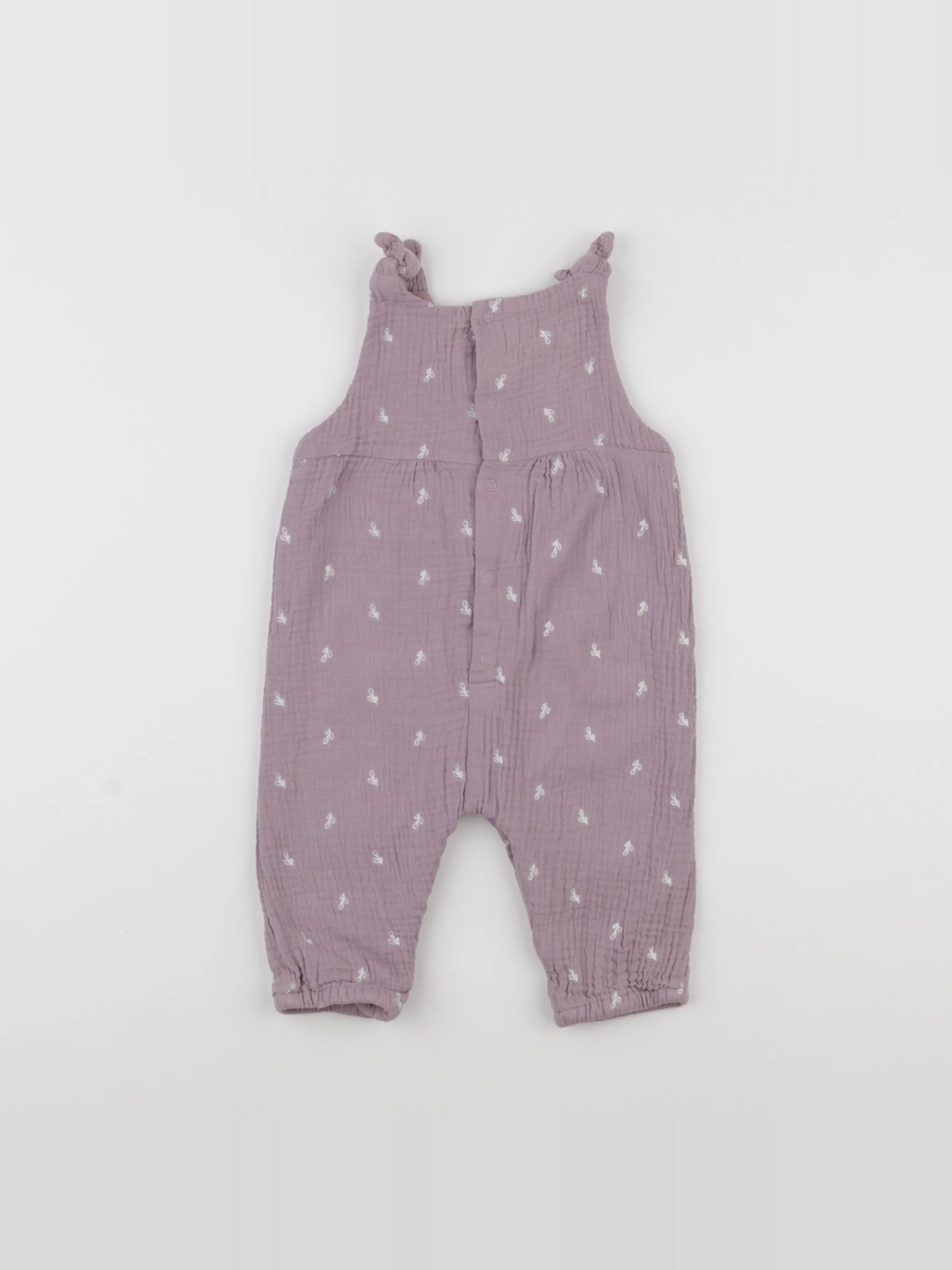 Vertbaudet - combinaison violet - 12 mois