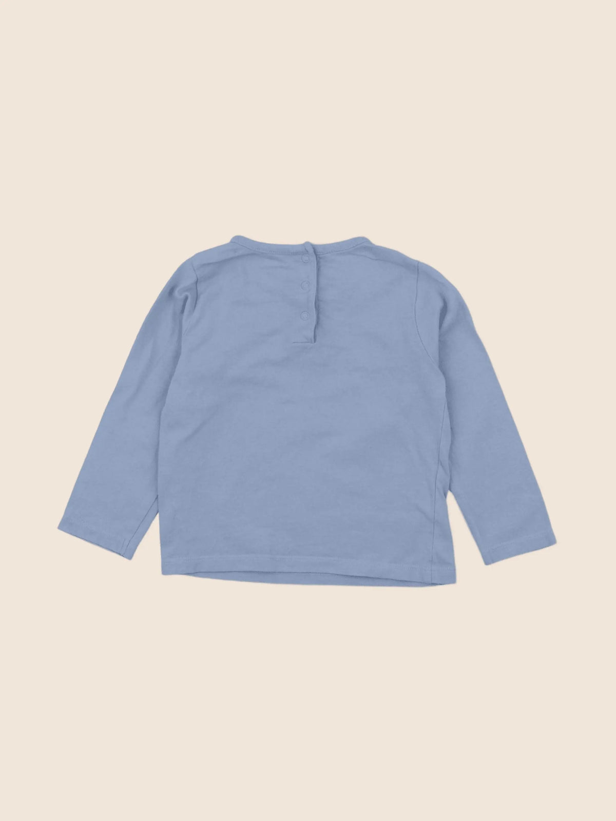 Vertbaudet - tee-shirt bleu - 18 mois